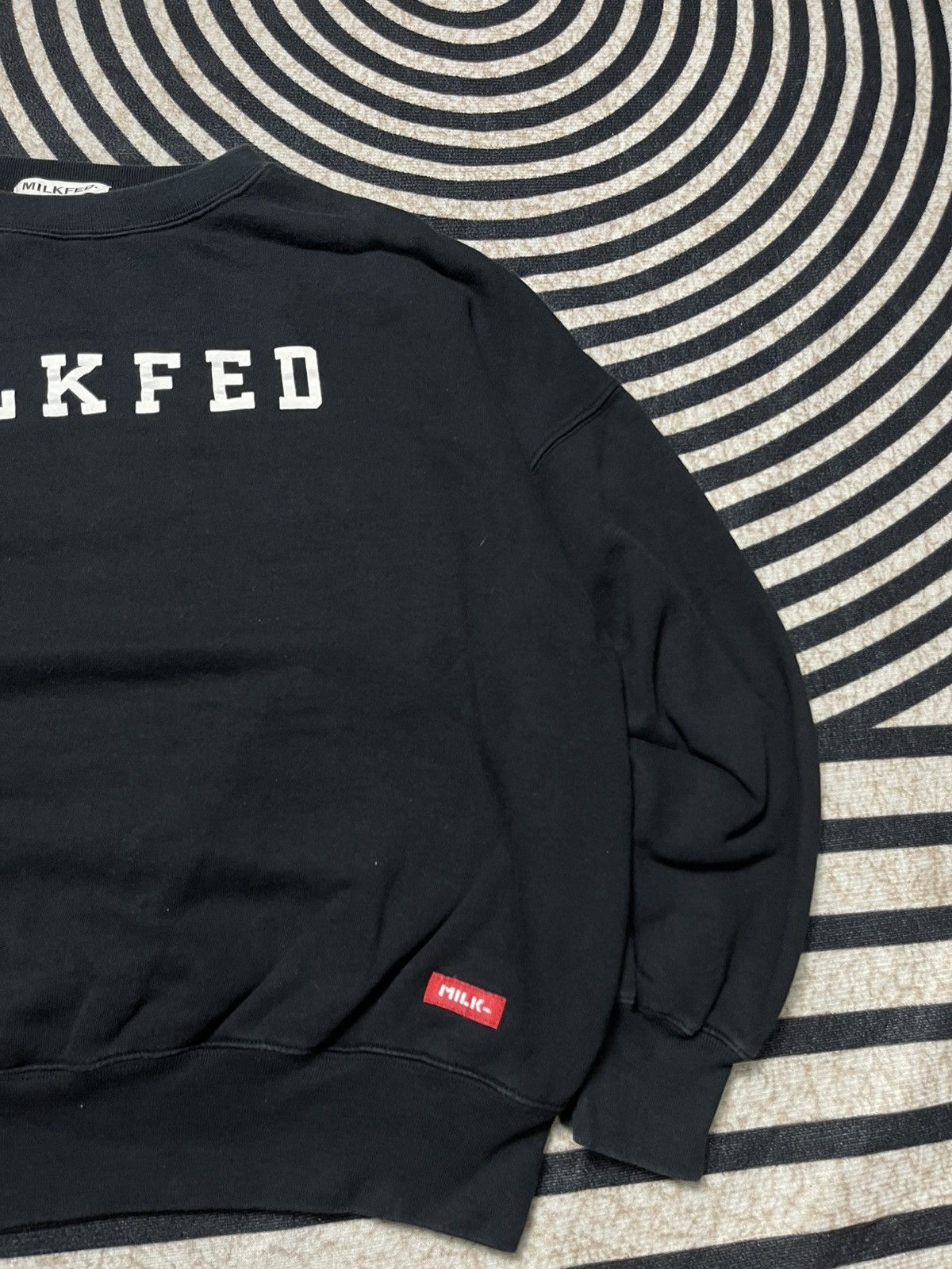 Japanese Brand 00s MILK-FED SPELLOUT CREWNECK BOXY STYLE Size US M / EU 48-50 / 2 - 5 Thumbnail