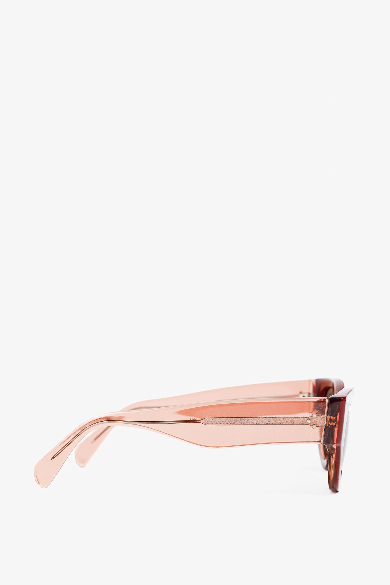 Celine Celine CL 41064/S Brown Retro Style Acetate Sunglasses Size ONE SIZE - 3 Thumbnail