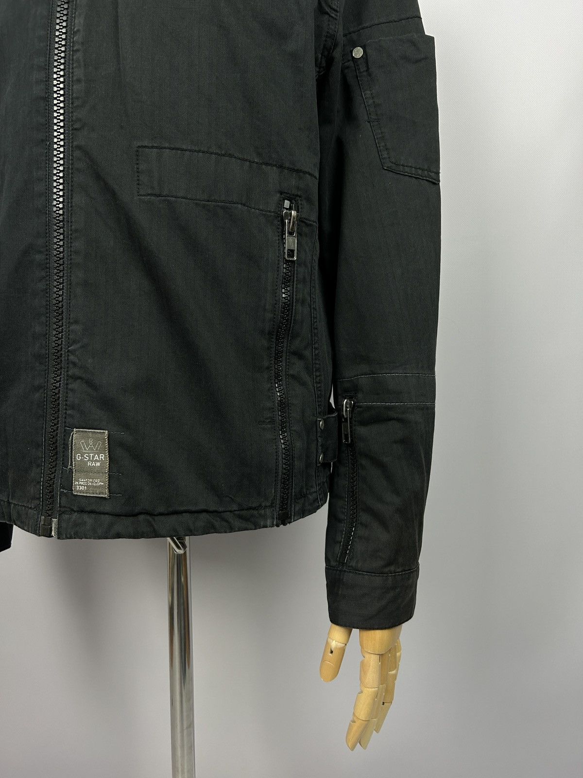 G-Star G Star Royal Art Jacket Big Logo Black RARE Size L Size US L / EU 52-54 / 3 - 4 Thumbnail