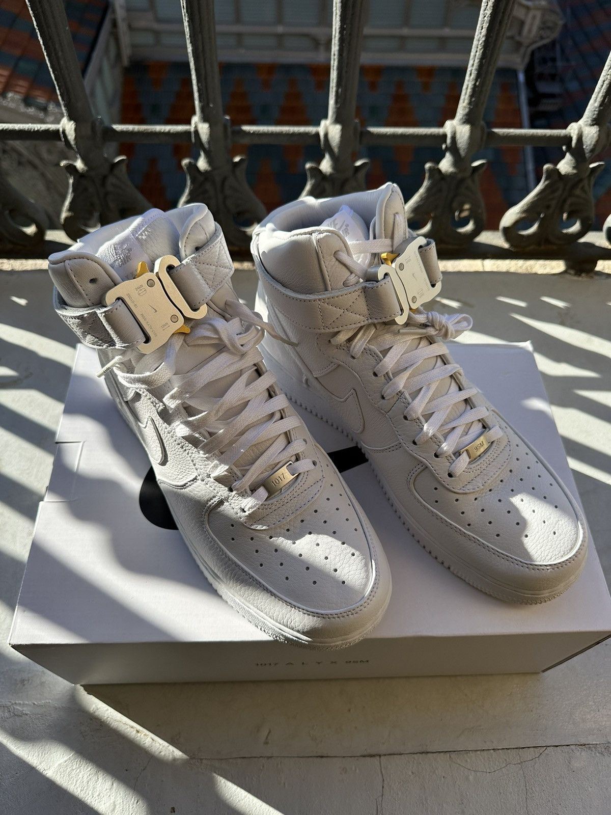 1017 ALYX 9SM X Nike Air Force High “Rollercoaster Buckle”