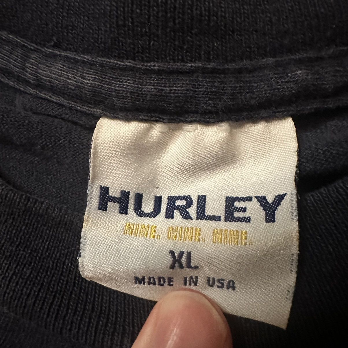 Hurley Vintage 1999 Navy Hurley 999 Surf Skater Long Sleeve Shirt Size US XL / EU 56 / 4 - 4 Thumbnail