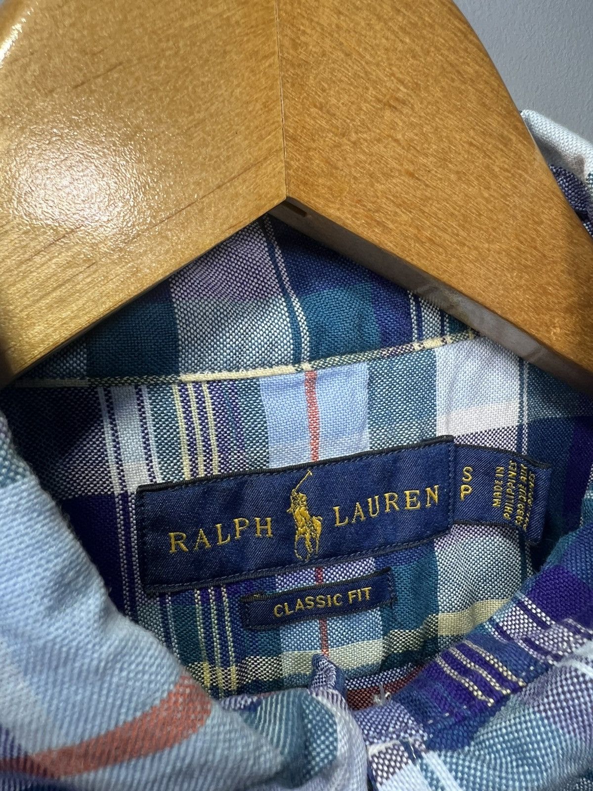 Polo Ralph Lauren Polo Ralph Lauren Plaid Oxford Button Down Shirt Classic Fit Size US S / EU 44-46 / 1 - 3 Thumbnail