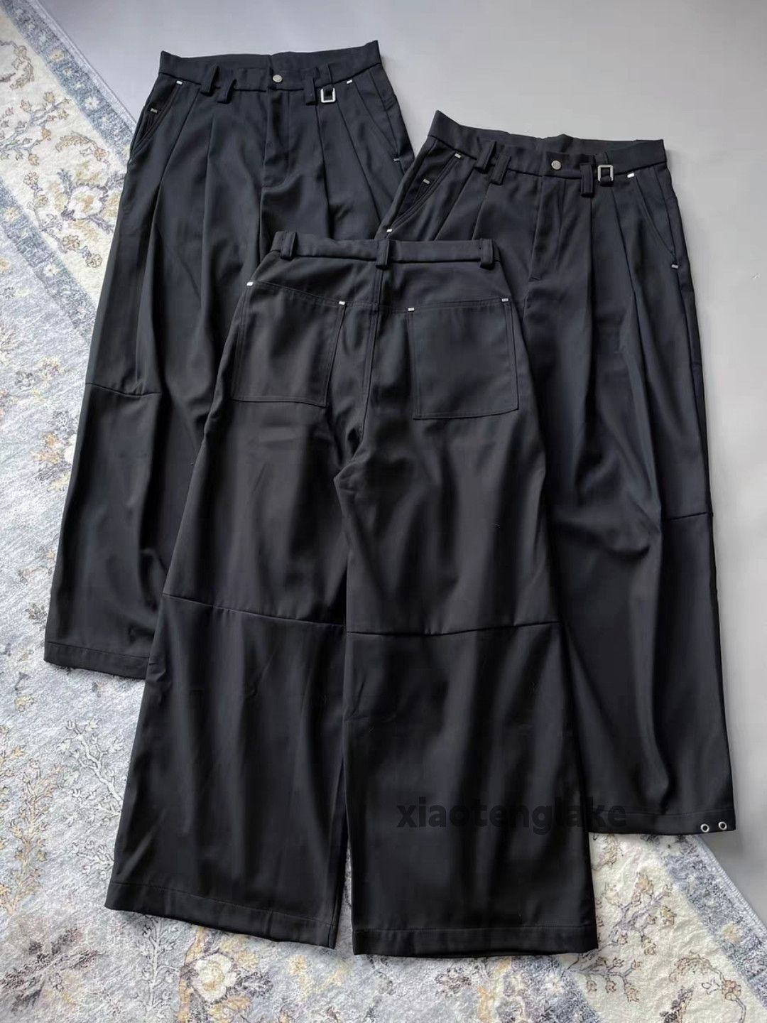 Vintage Unisex outdoor utility pleated yuppie punk cleanfit pants Size US 34 / EU 50 - 3 Thumbnail