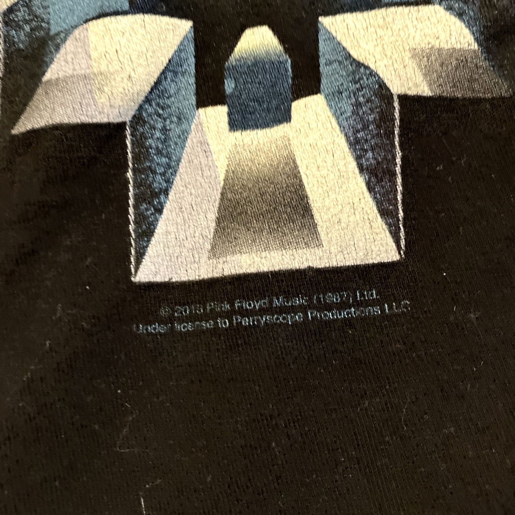 Liquid Blue Liquid Blue - Pink Floyd - Dark Side Of The Moon / The Wall - T Shirt - XL Men Black Cotton Knit Crew Neck Short Sleeve Logo Graphic Print Vintage No Size US XL / EU 56 / 4 - 3 Thumbnail