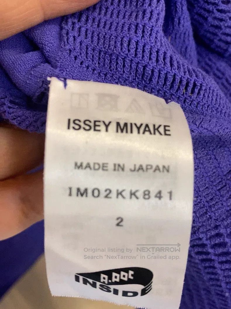 Issey Miyake Issey Miyake Blue Long Sleeve Top Size M / US 6-8 / IT 42-44 - 4 Thumbnail