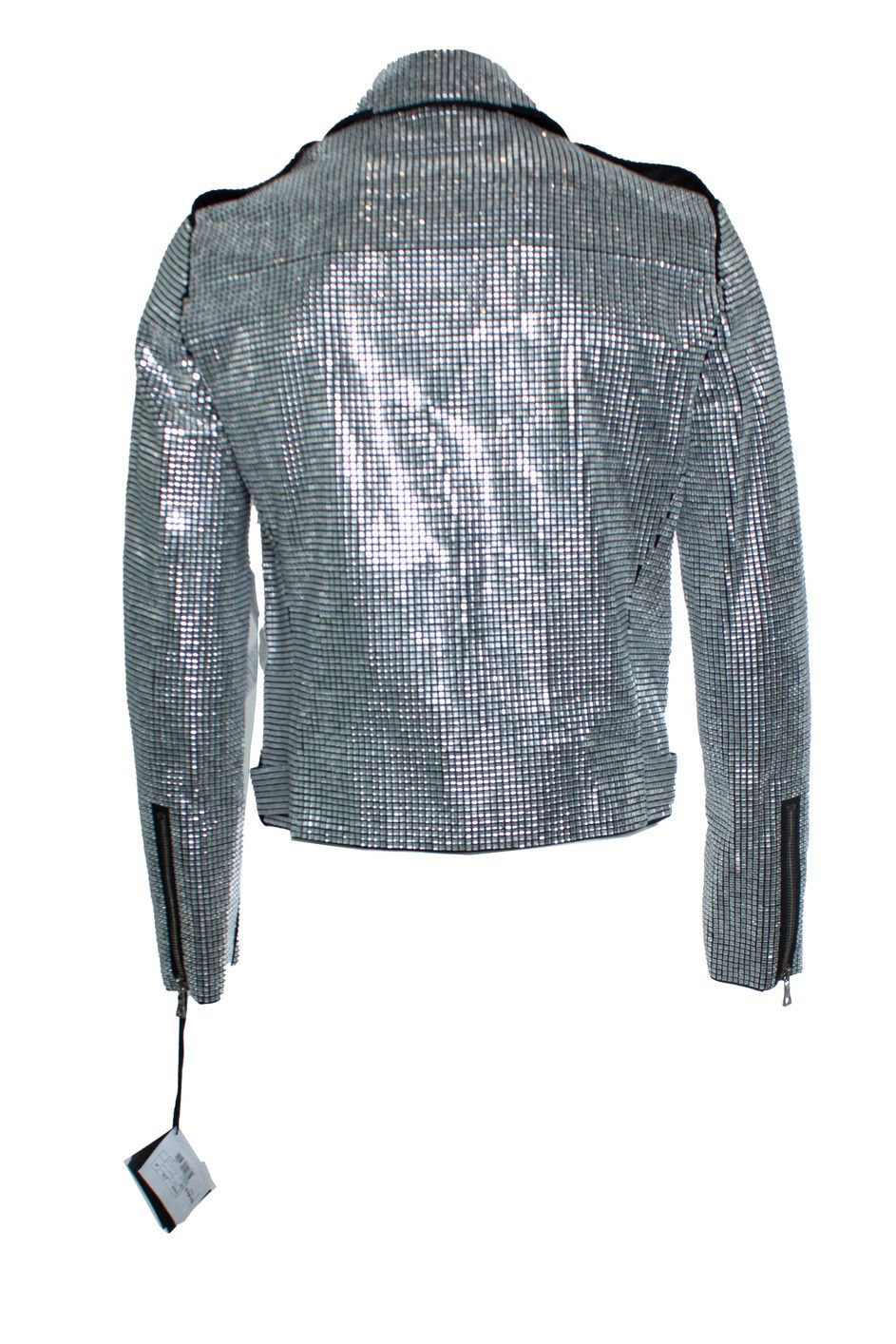 Balmain Balmain, Crystal embellished biker jacket Size US M / EU 48-50 / 2 - 4 Thumbnail