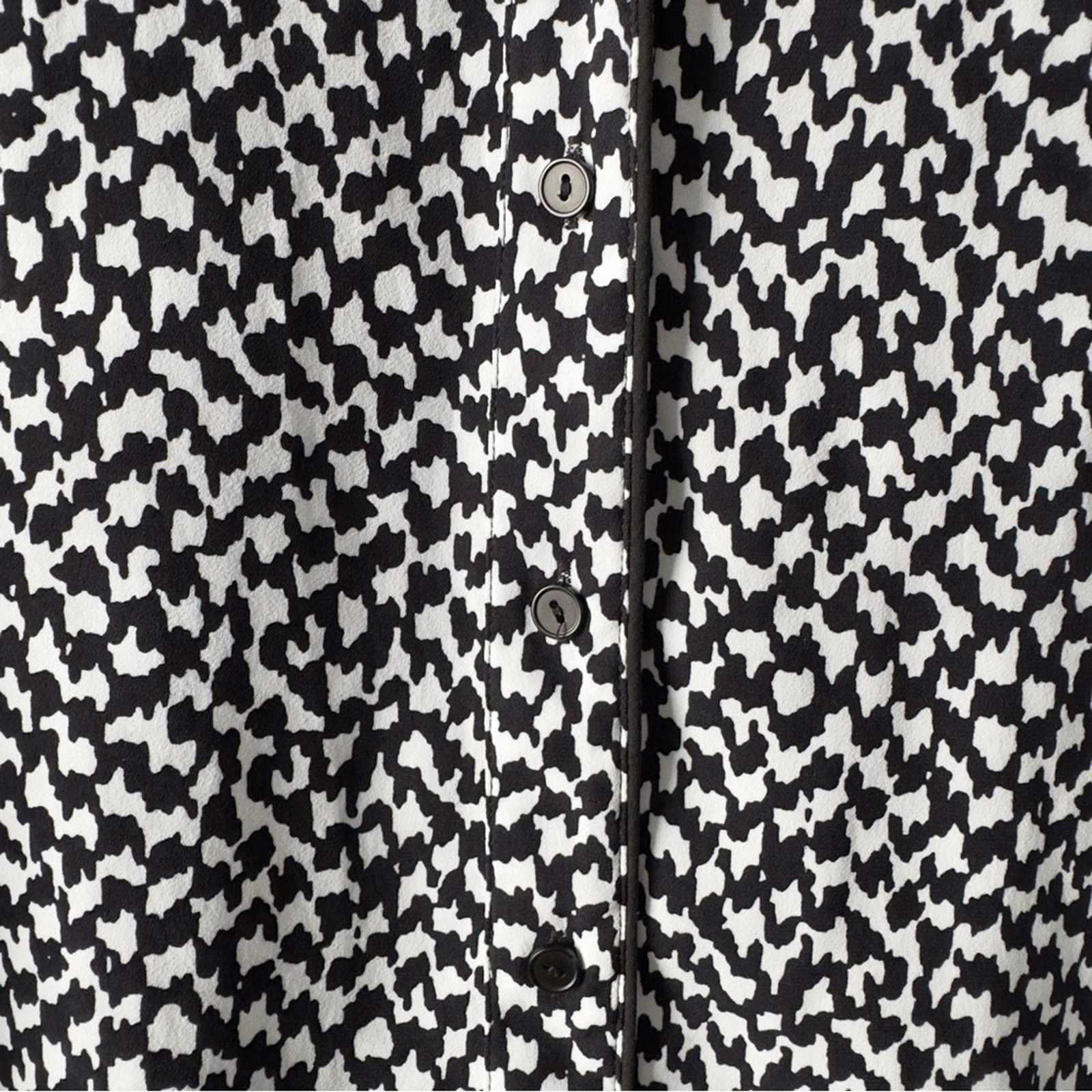 Theory Theory Long Sleeve Button Down Stylish Black and White Top M Size M / US 6-8 / IT 42-44 - 10 Thumbnail