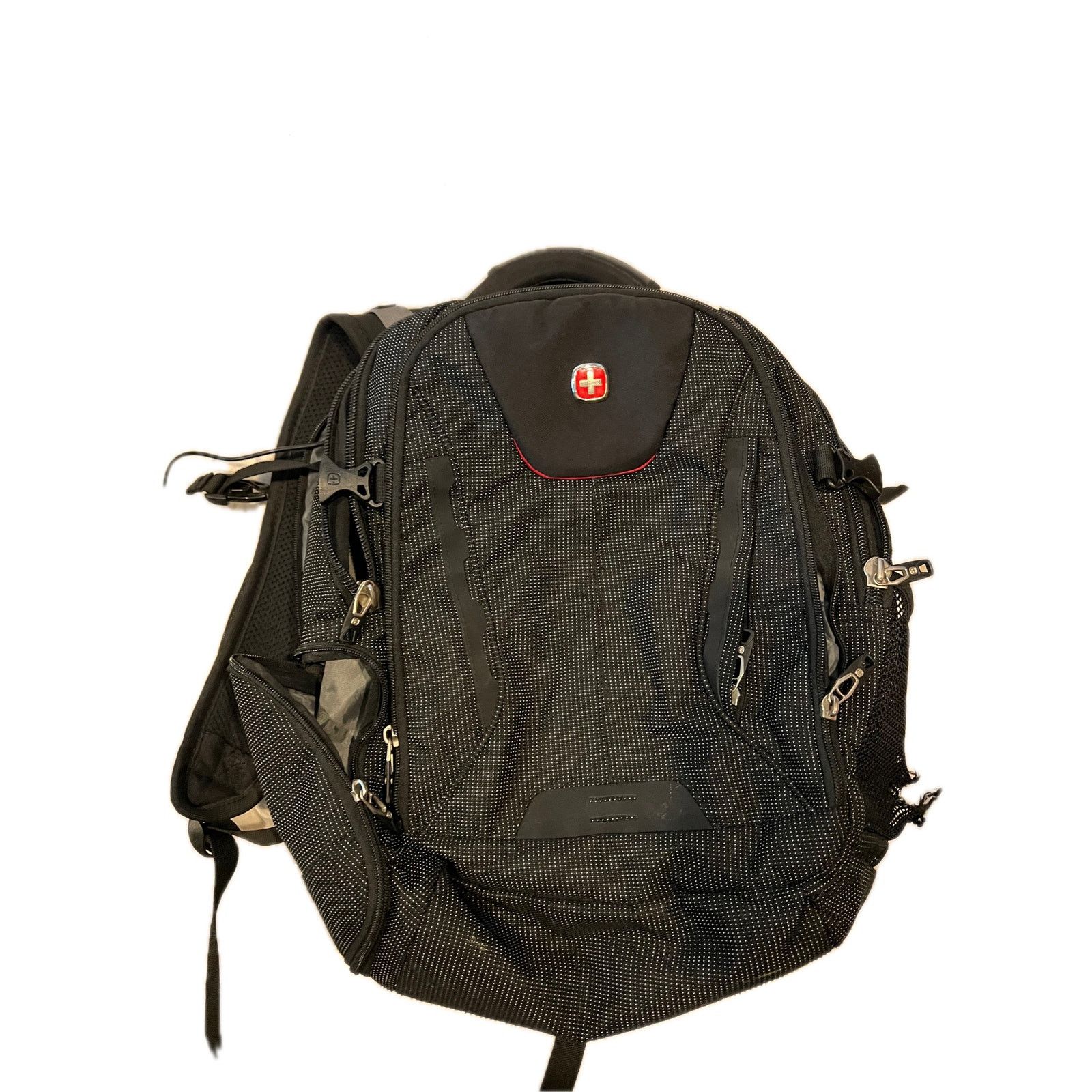 Swissgear Swiss Gear Cecil Laptop Backpack Black Red Size 42 - 1 Thumbnail