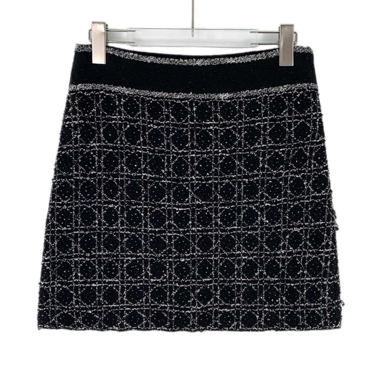 Dior Dior Diamond Pattern Blend Tweed Reversible Mini Dress K26WX Size 26" / US 2 / IT 38 - 1 Thumbnail