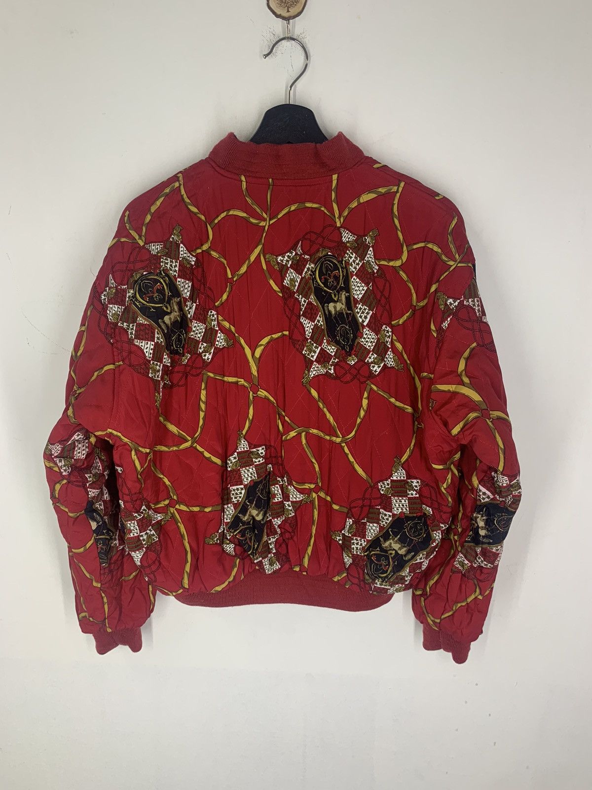 Hysteric Glamour Japanese Brand Baroque Velour Reversible Bomber Jacket Size US M / EU 48-50 / 2 - 6 Thumbnail