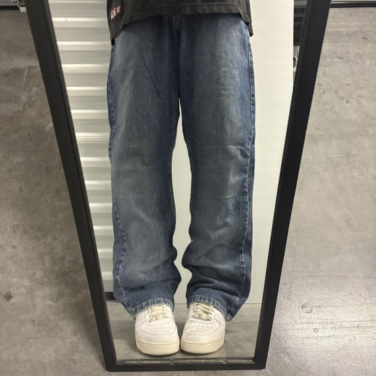 Vintage Crazy Vintage Y2K/2000s Baggy Medium Wash Retro Style Grunge Denim Jeans! Size US 34 / EU 50 - 1 Thumbnail