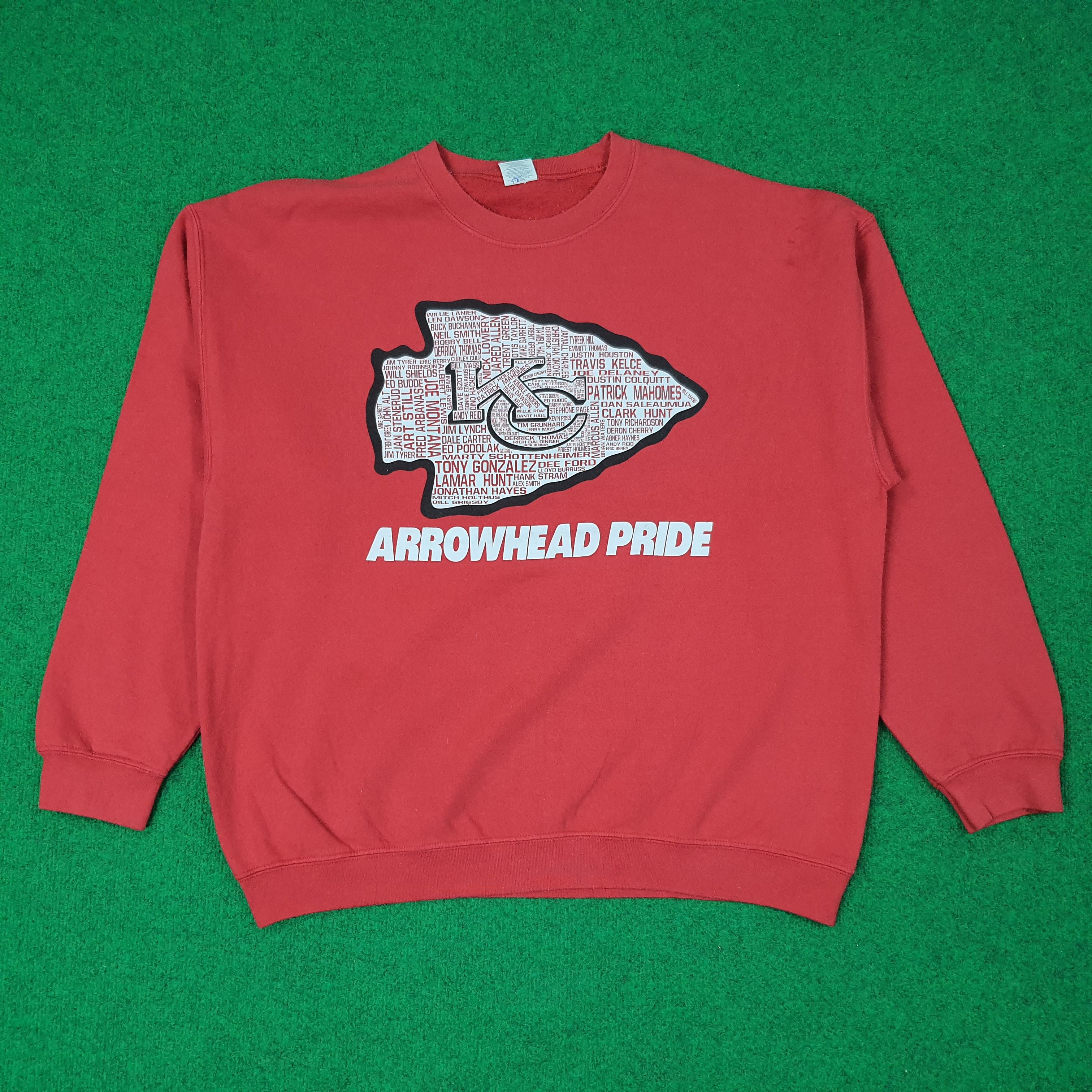 Vintage Vintage Arrowhead Pride Kansas City Chiefs NFL Team C268N13 Size US XL / EU 56 / 4 - 1 Thumbnail