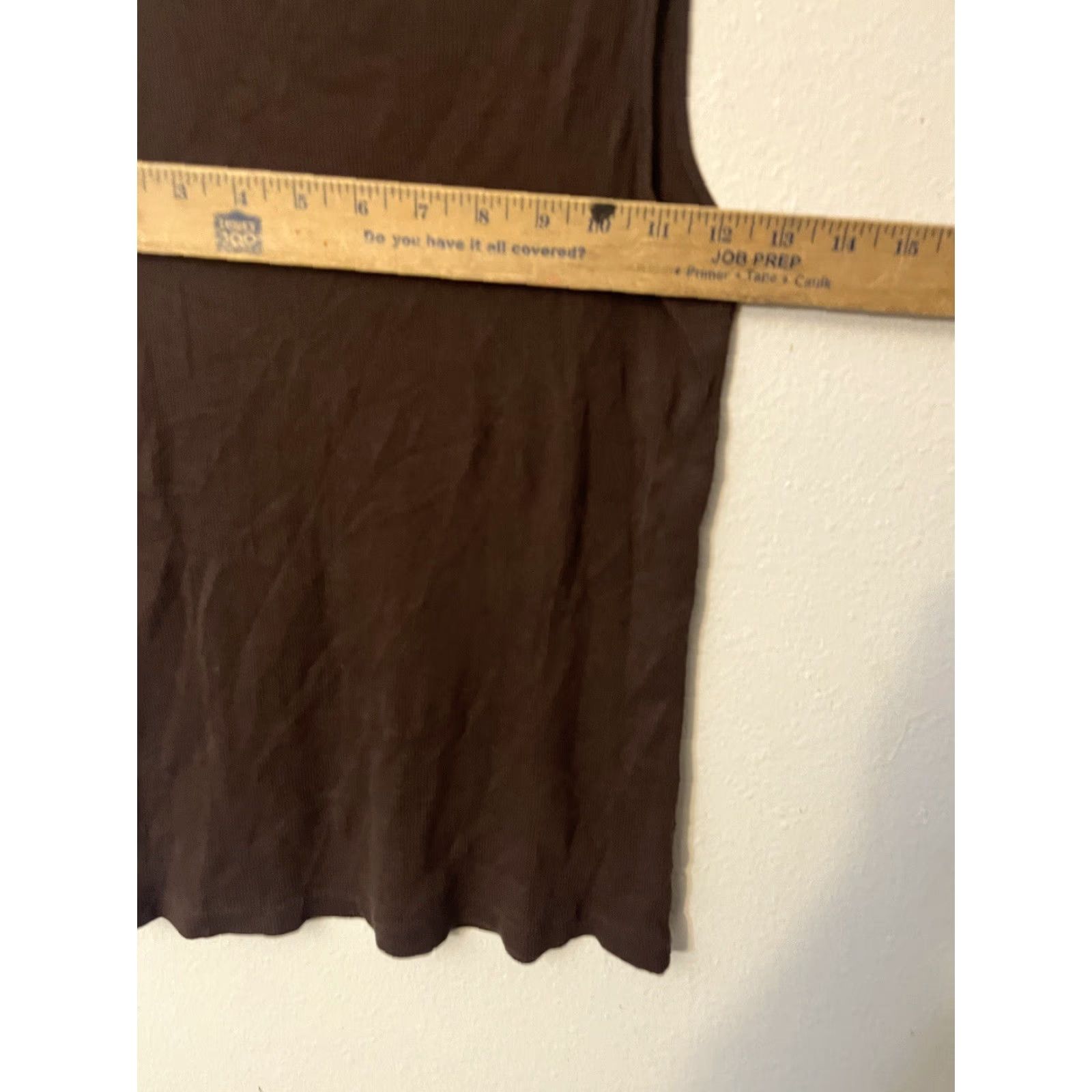 Loft VINTAGE Loft Brown Tank Top for Women Size Small Cotton GUC Size S / US 4 / IT 40 - 4 Thumbnail