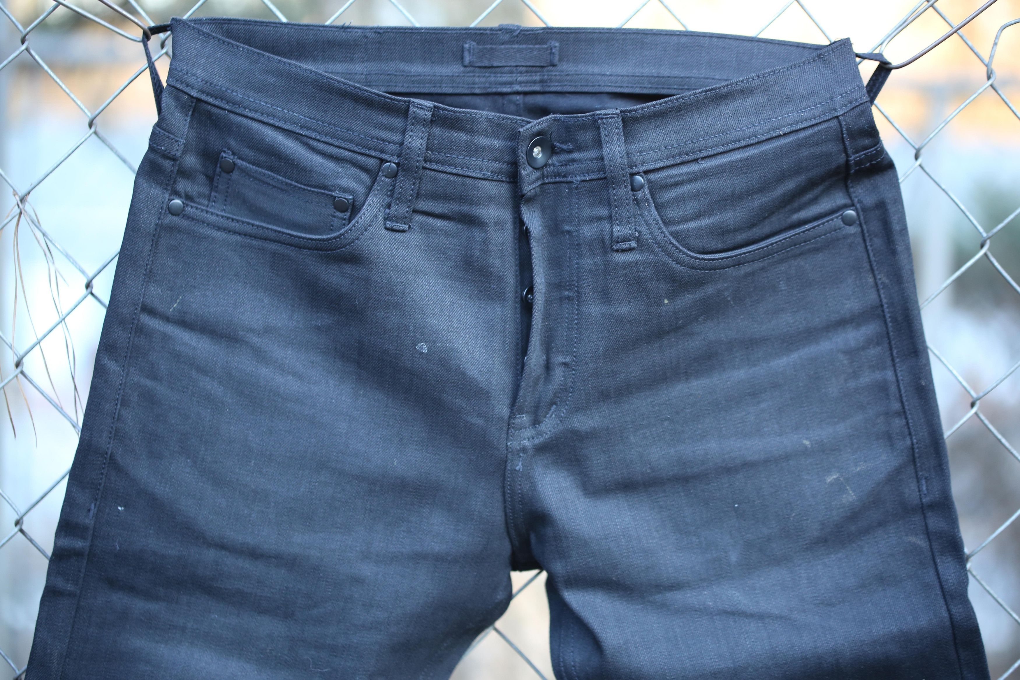 The Unbranded Brand Unbranded- UB244 11oz Tapered - Black Size US 31 - 3 Thumbnail