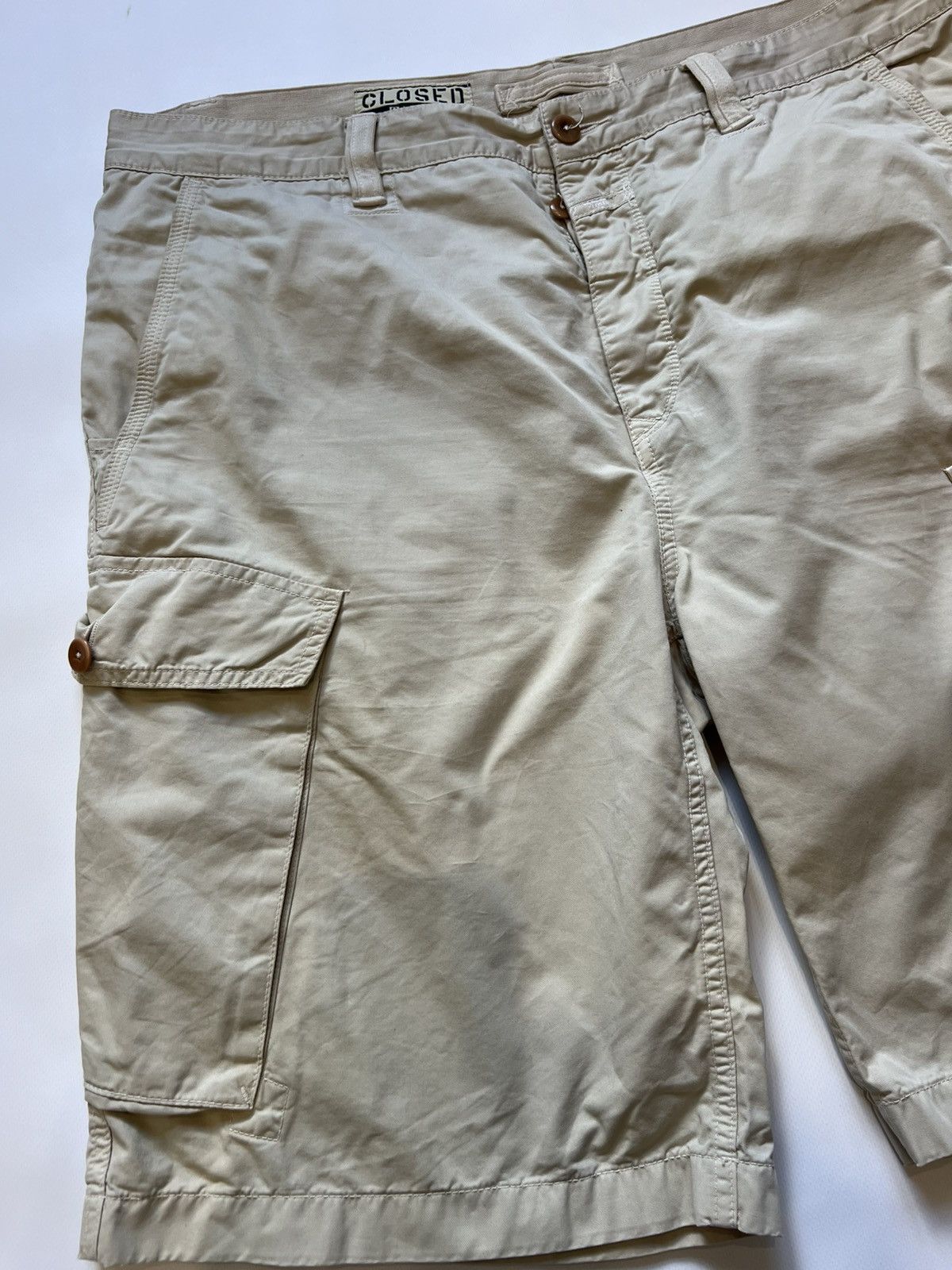CLOSED × Marithe + Francois Girbaud Closed Marithe Francois Girbaud Shorts Chino Mens Beige Size US 38 / EU 54 - 3 Thumbnail