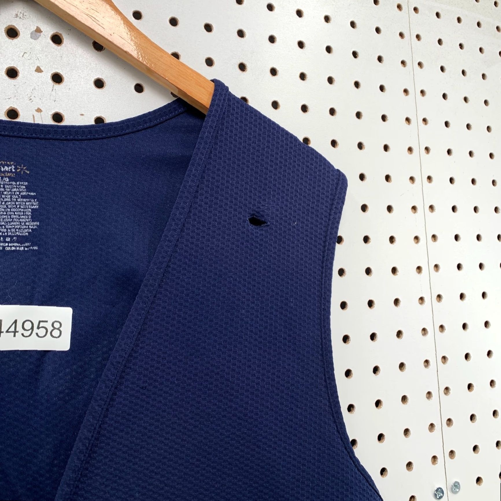 Walmart Walmart Vest Mens Large Blue Zip Distressed Vest Size US L / EU 52-54 / 3 - 5 Thumbnail
