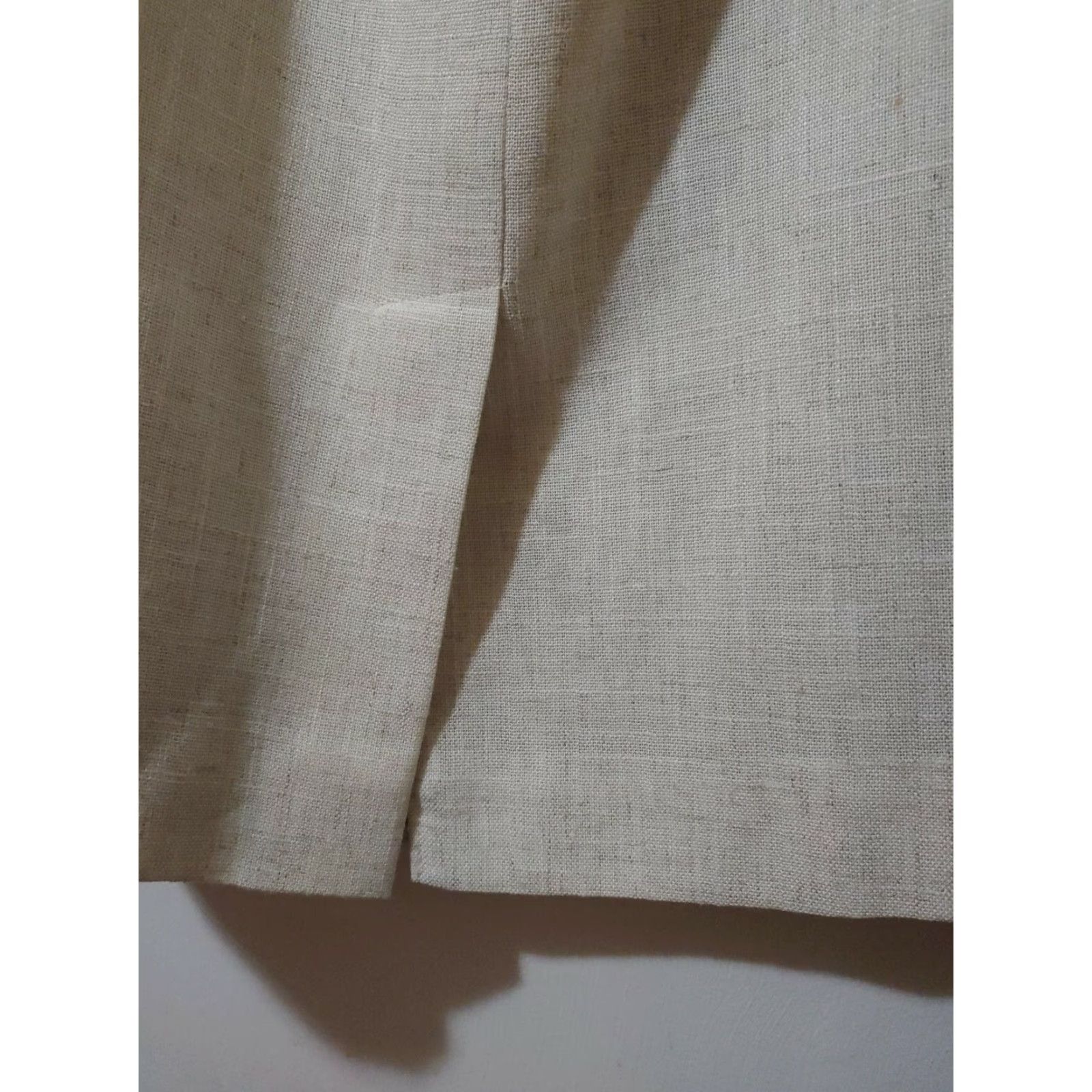 Vintage VINTAGE Bretton Place Women Skirt Suit 2-Piece Beige 18 L/S Pockets USA Career Mens? Size 40" / US 18 - 7 Thumbnail
