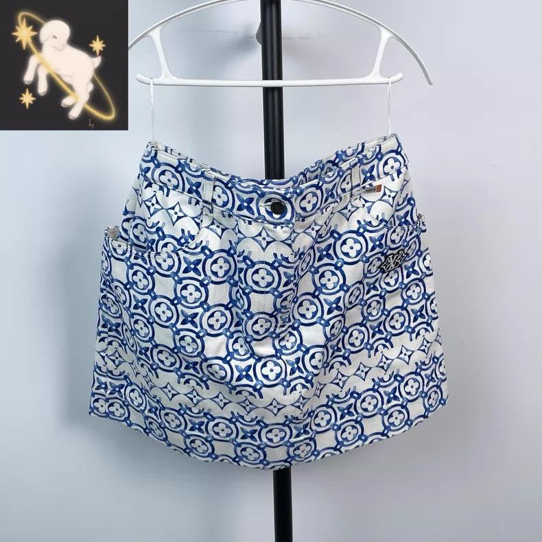 Louis Vuitton Louis Vuitton 23 SS Flower Tile Pocket Skirt Size 39" - 1 Thumbnail