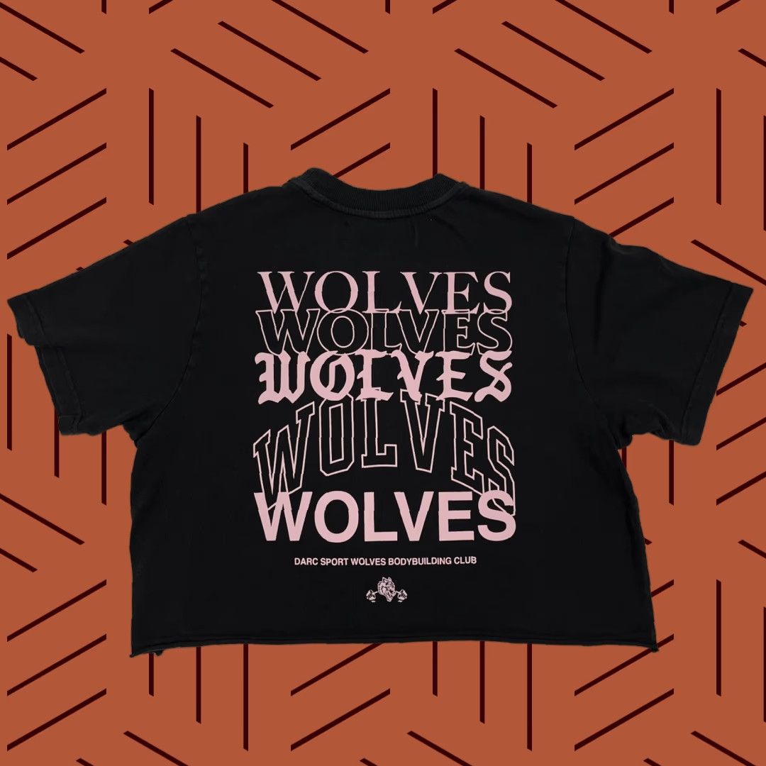 Darc Sport Darc Sports Wolves Forever Shirt Womens Medium Crop Active Fitness Gym /500 Rare Size M / US 6-8 / IT 42-44 - 1 Thumbnail