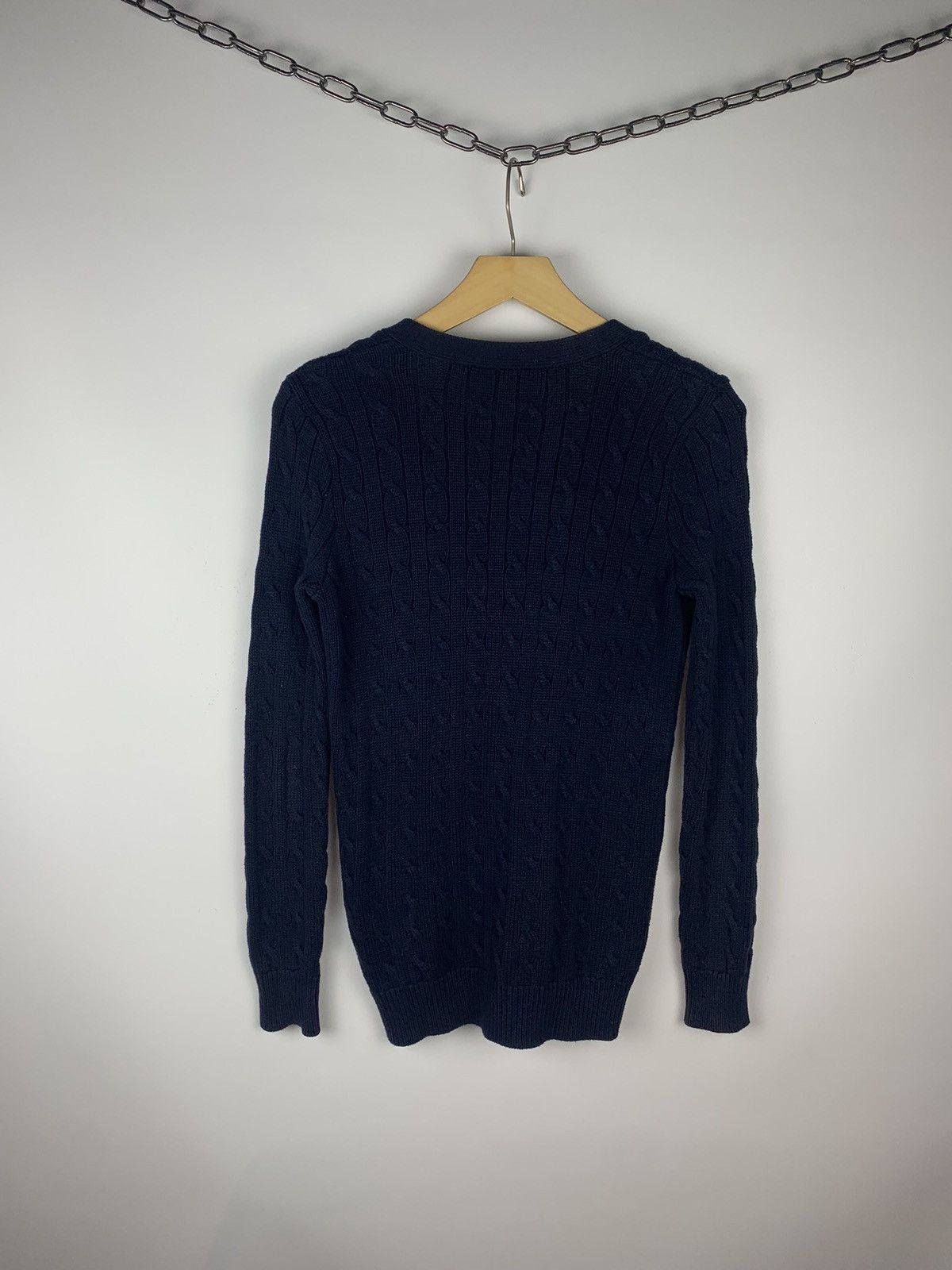 Ralph Lauren Sport Vintage Y2K Ralph Lauren Sport Cable Knit Cardigan Red Pony Size XS / US 0-2 / IT 36-38 - 8 Thumbnail