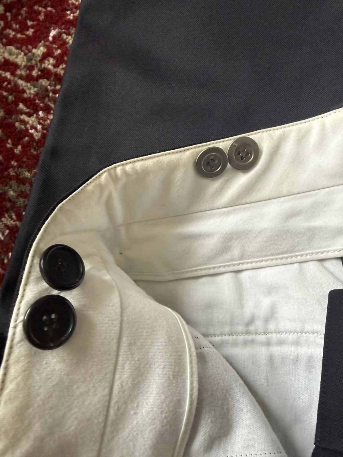 Calvin Klein 205W39NYC Navy sample trousers Size US 27 - 4 Thumbnail