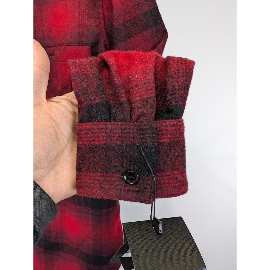 Saint Laurent Paris o1rshd1 Checked Button Up Shirt in Red/Black Size US M / EU 48-50 / 2 - 9 Thumbnail