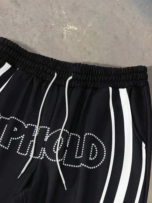 Japanese Brand Wide letter print Y2K Sweatpants Size US 36 / EU 52 - 3 Thumbnail
