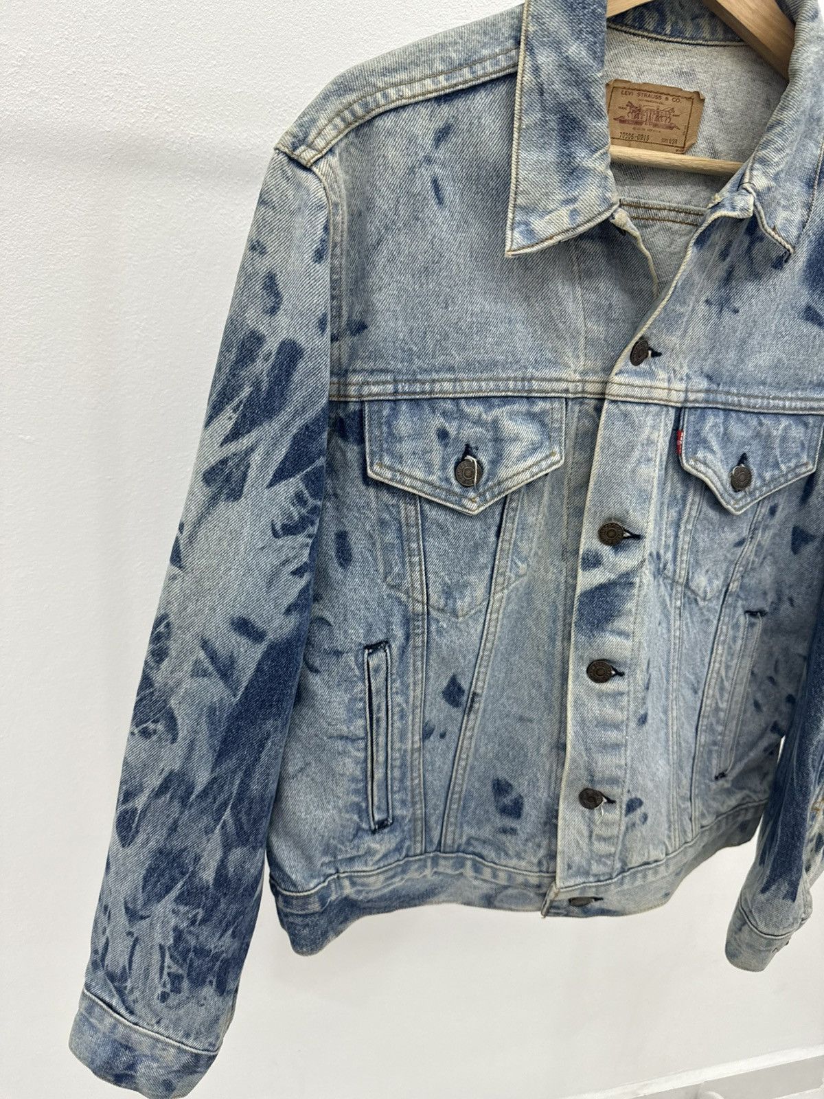 Levi's Rare! 80s Levis Red Label Type 3 Acid Wash Trucker Denim USA Size US M / EU 48-50 / 2 - 3 Thumbnail