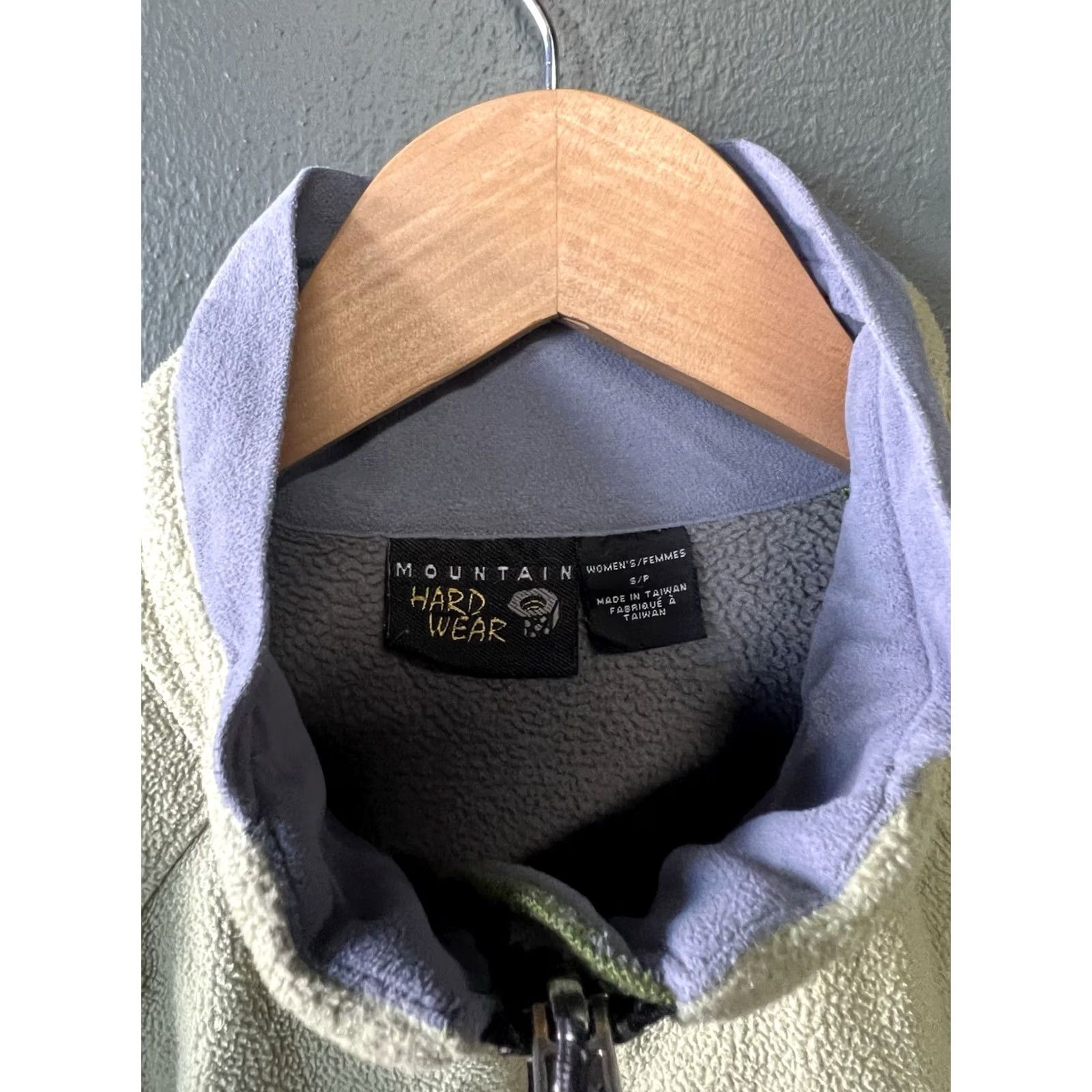 Mountain Hardwear Mountain Hardwear Womens Green Fleece Full Zip Long Sleeve Sweatshirt Size Small Size S / US 4 / IT 40 - 3 Thumbnail