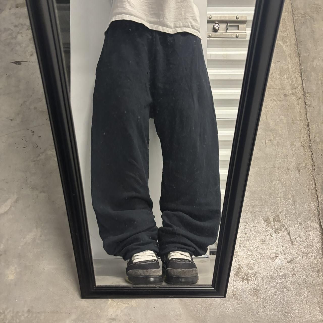 Vintage Crazy Vintage Y2K/2000s Black Essential Sweatpants! Fits L Size US 36 / EU 52 - 1 Thumbnail