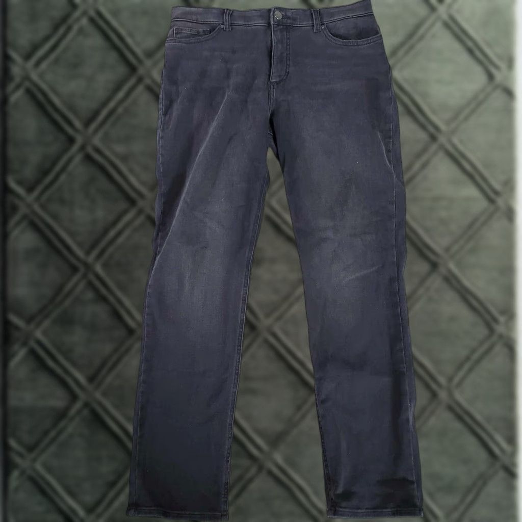 Lee Lee Jeans Slim Fit Straight Leg 38x29 Black USA Adult Mens Size US 38 / EU 54 - 1 Thumbnail