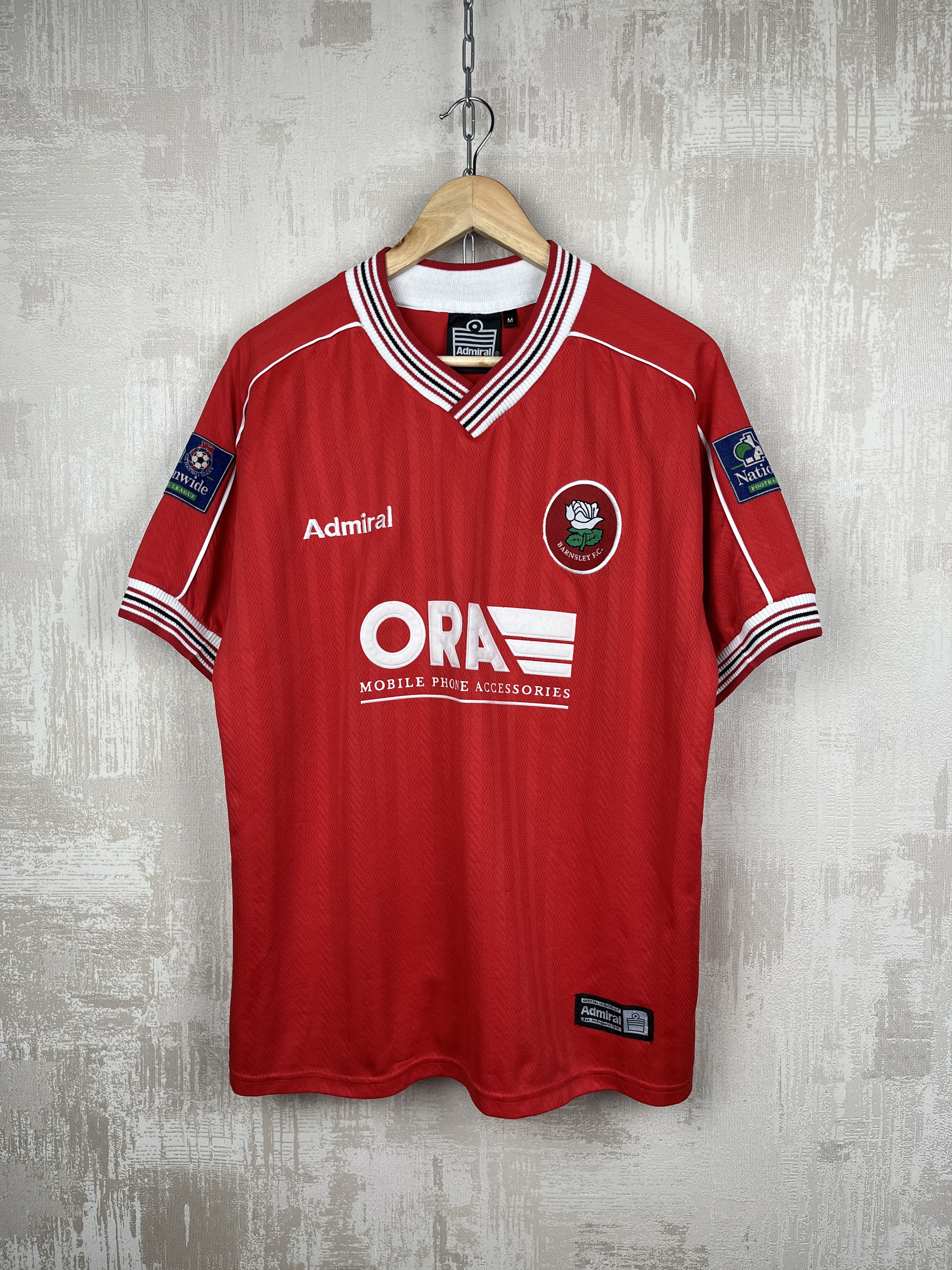 Vintage Barnsley FC WARD 1998 1999 Admiral Home Soccer Jersey Size US M / EU 48-50 / 2 - 3 Thumbnail