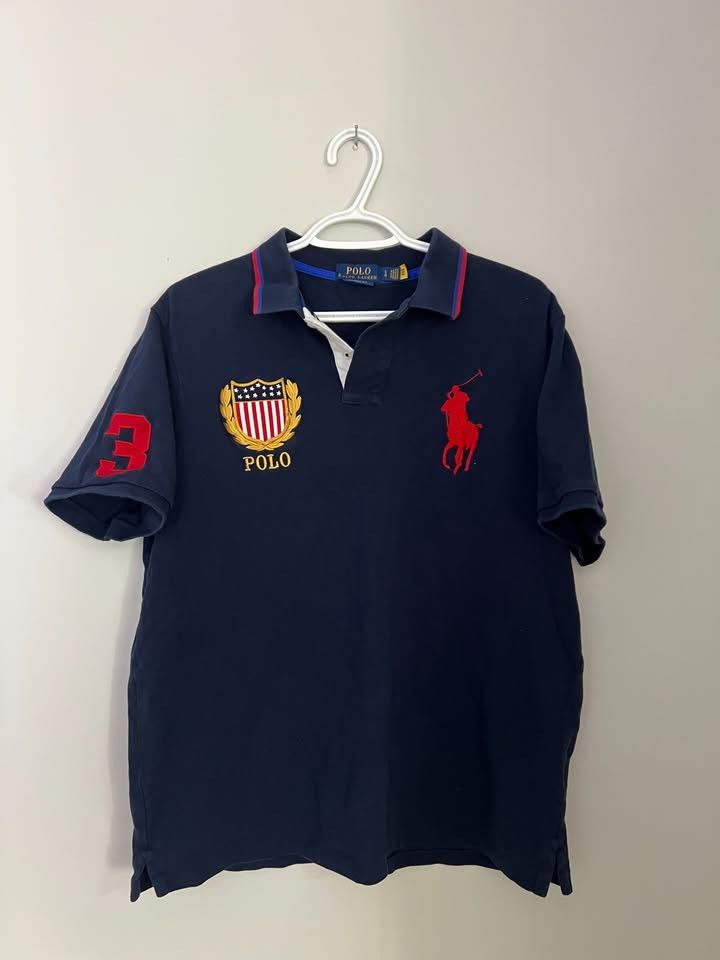 Polo Ralph Lauren Polo Ralph Lauren Big Pony Polo USA Crest #3 Size US L / EU 52-54 / 3 - 1 Thumbnail