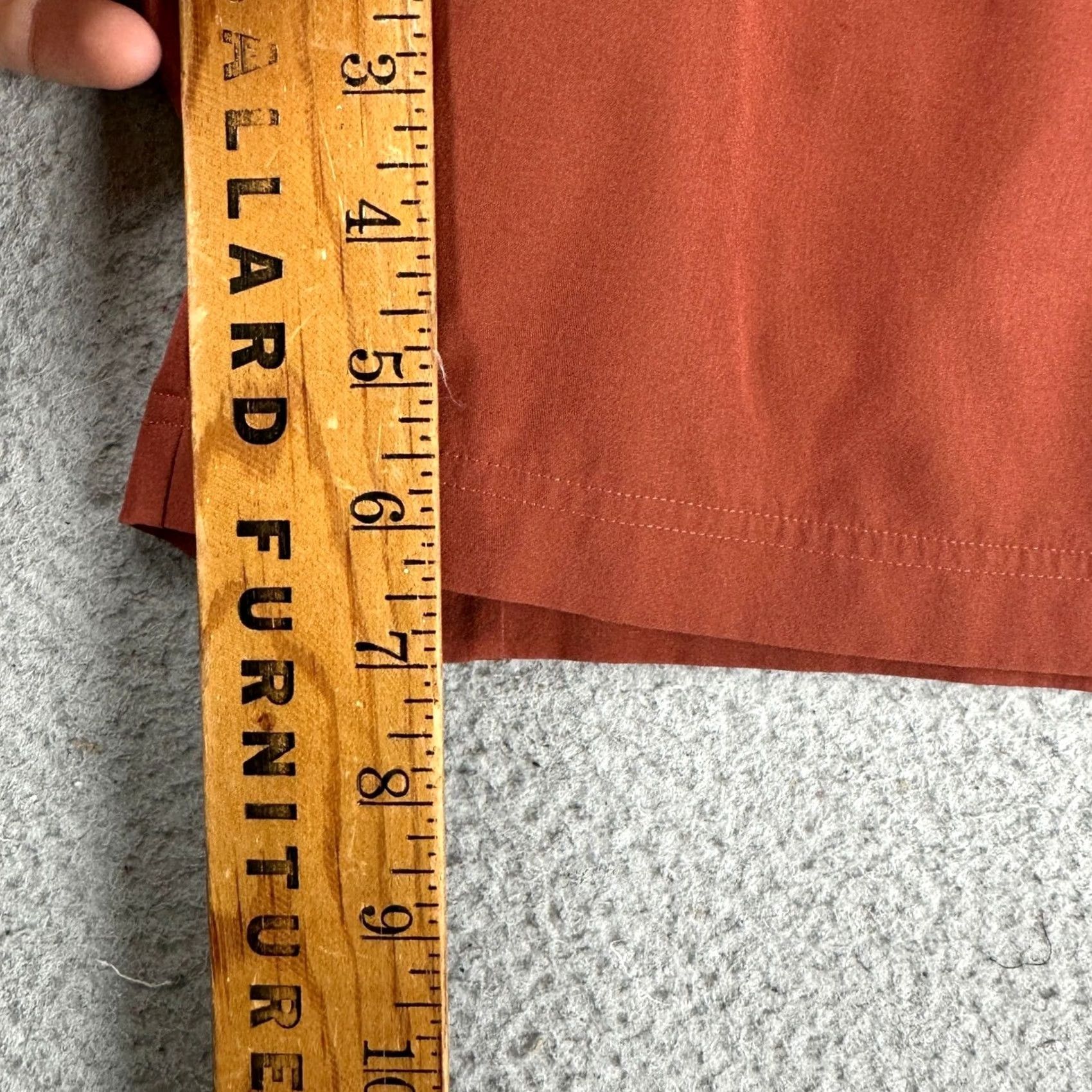 Vintage VRST Mens Large Orange Running Shorts Athletic Drawstring Stretch Pockets Size US 33 - 7 Thumbnail