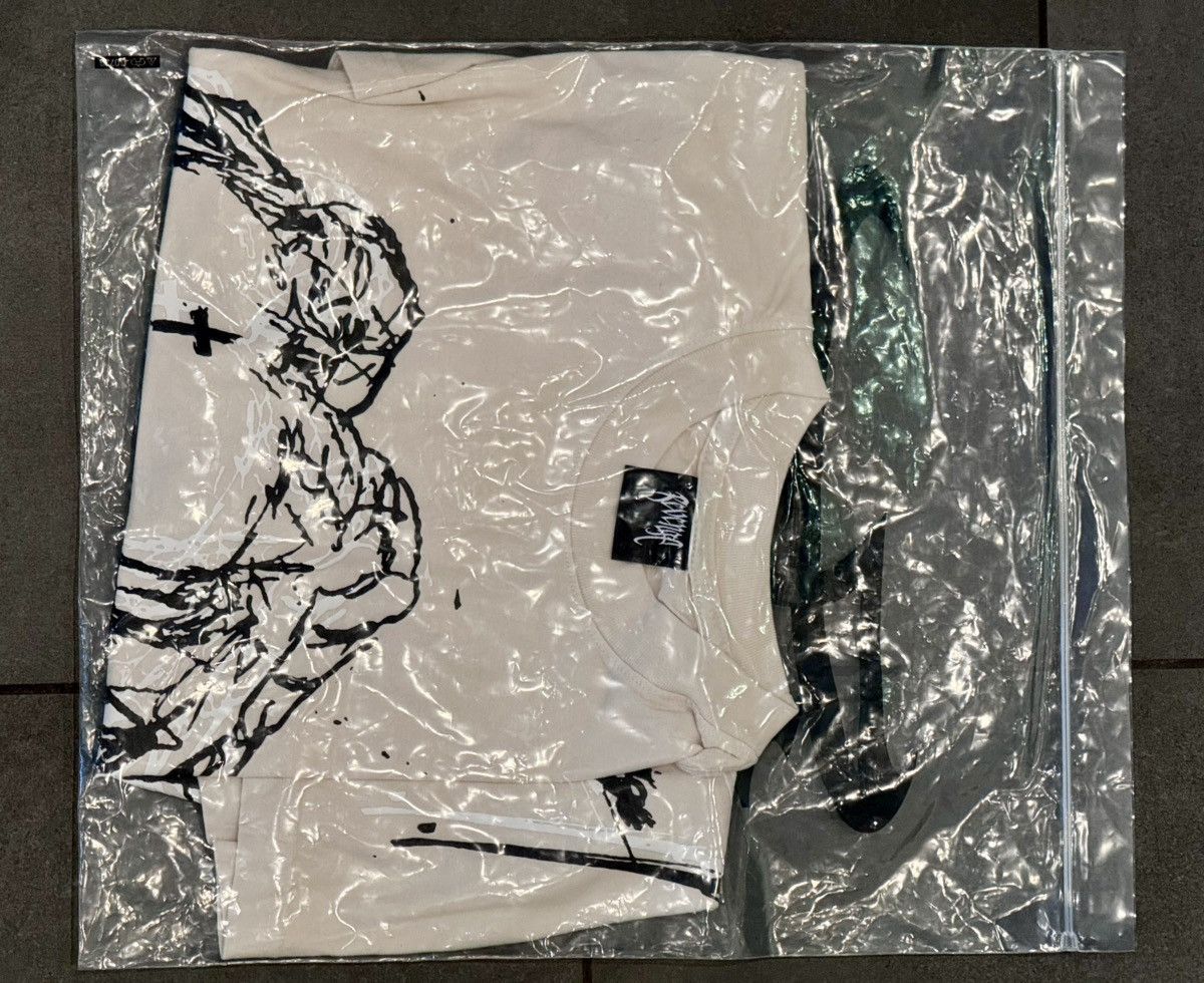 Revenge Revenge x Trippie Redd Bart Simpsons Tee Cream XL Size US XL / EU 56 / 4 - 4 Thumbnail