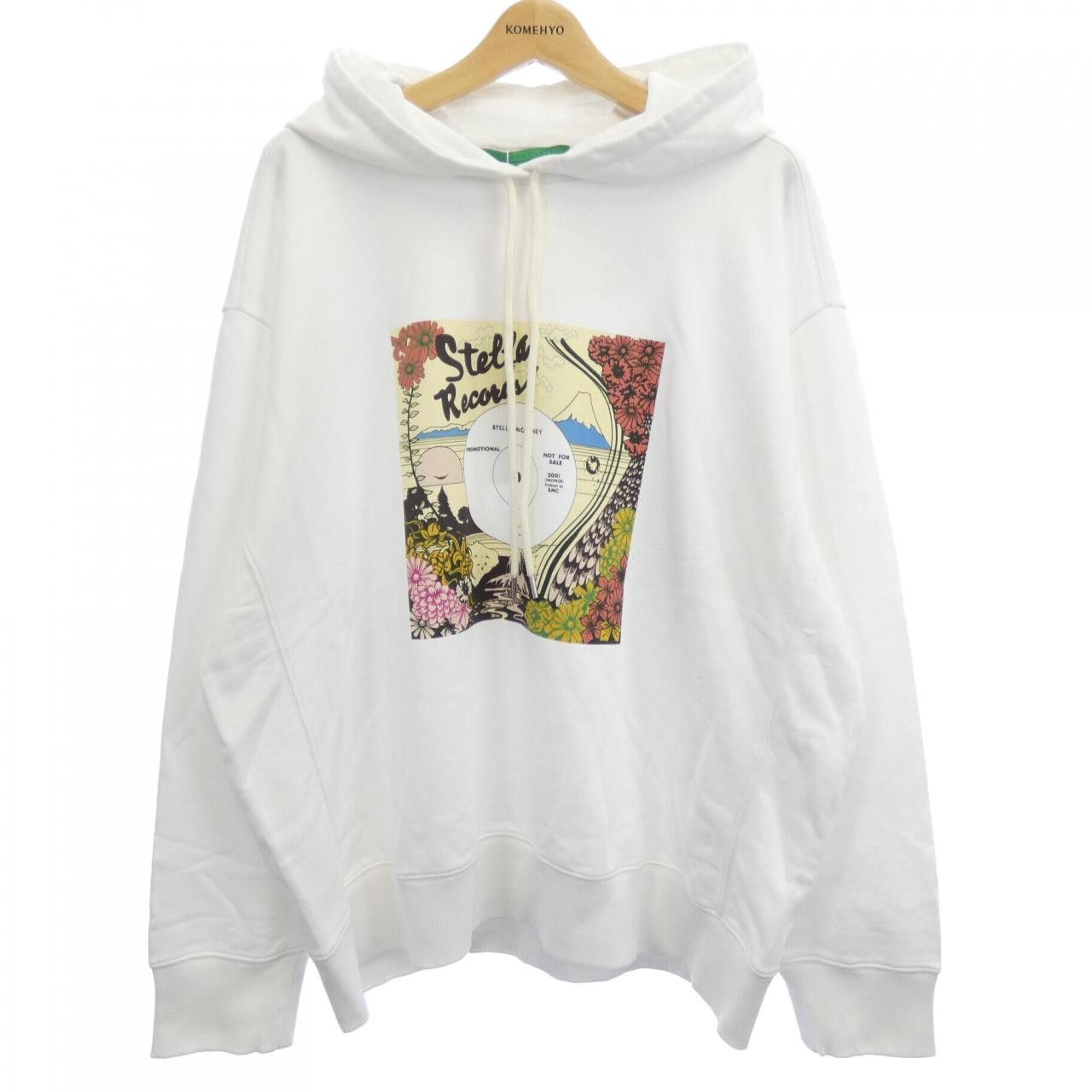 Stella McCartney Stella Mccartney Stella McCartney Record Hoodie Cotton Sweatshirts & Hoodies DUTY FREE for USA Size ONE SIZE - 1 Thumbnail
