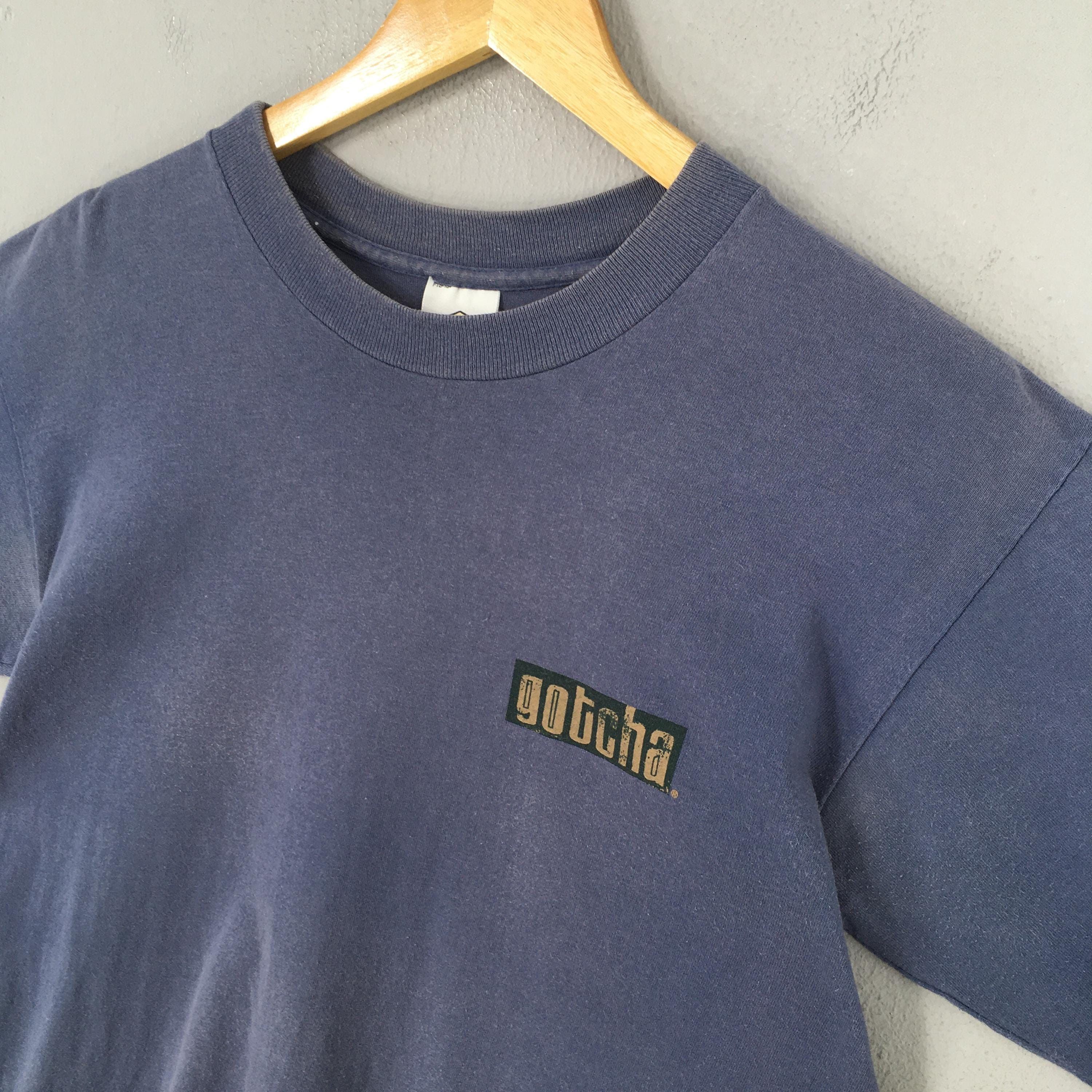 Gotcha Vintage 90s Gotcha Hawaii Surf Blue T shirt Medium Size US M / EU 48-50 / 2 - 6 Thumbnail