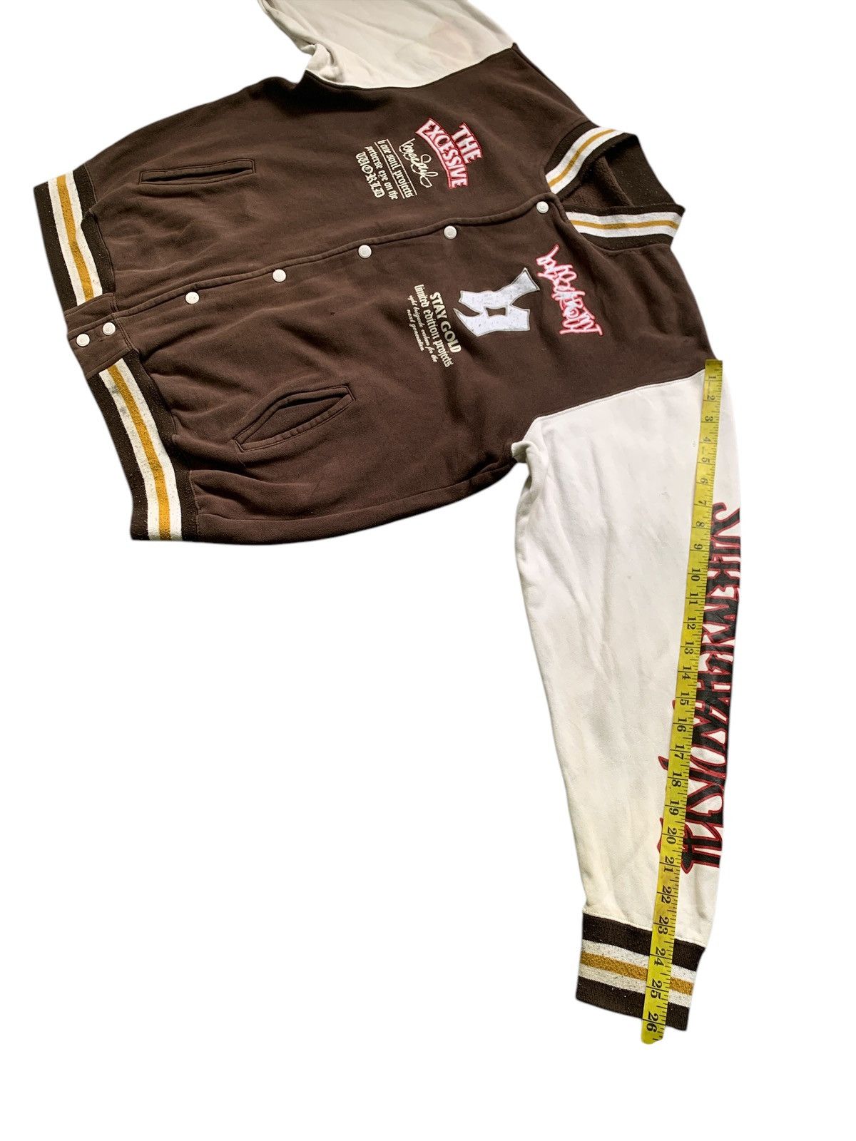 Japanese Brand Rare Design B One Soul Varsity Jacket Size US L / EU 52-54 / 3 - 15 Thumbnail