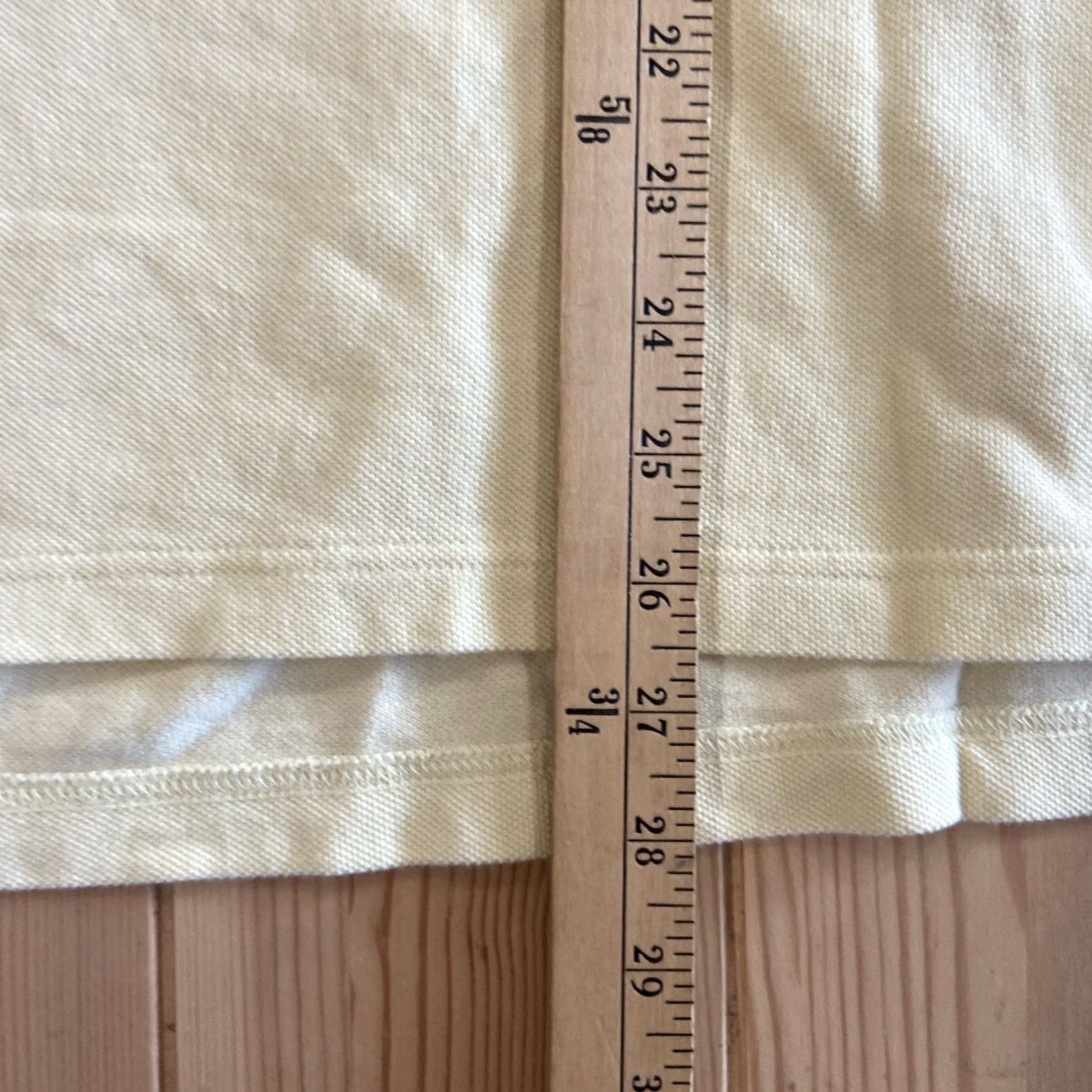J.Crew VINTAGE J.CREW Polo Shirt Mens Large Yellow Short Sleeve Knit 100% Cotton Golf 90s Size US L / EU 52-54 / 3 - 3 Thumbnail