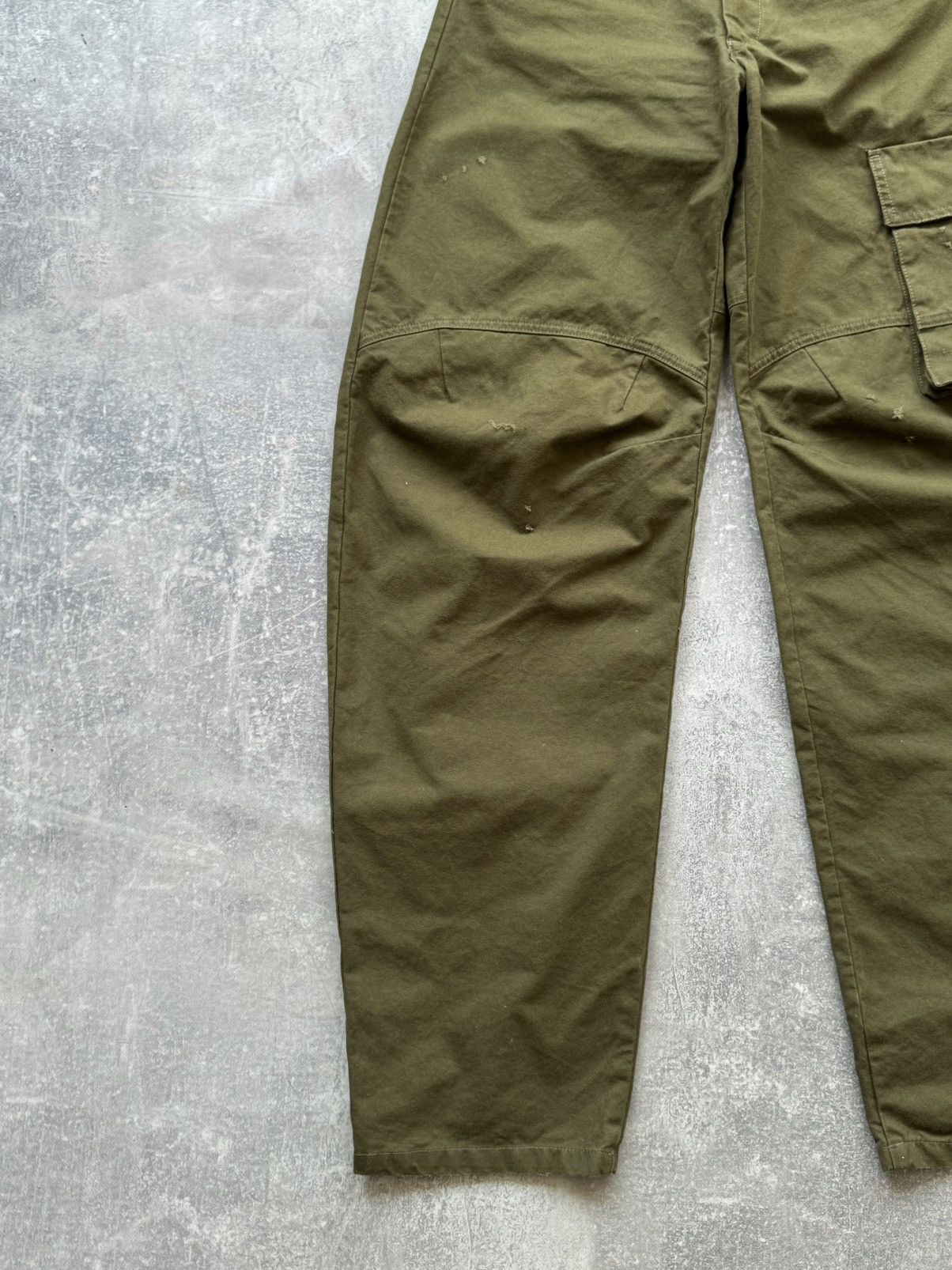 Designer DARKPARK Rosalind Military Green Cargo Pants Size 26" / US 2 / IT 38 - 4 Thumbnail
