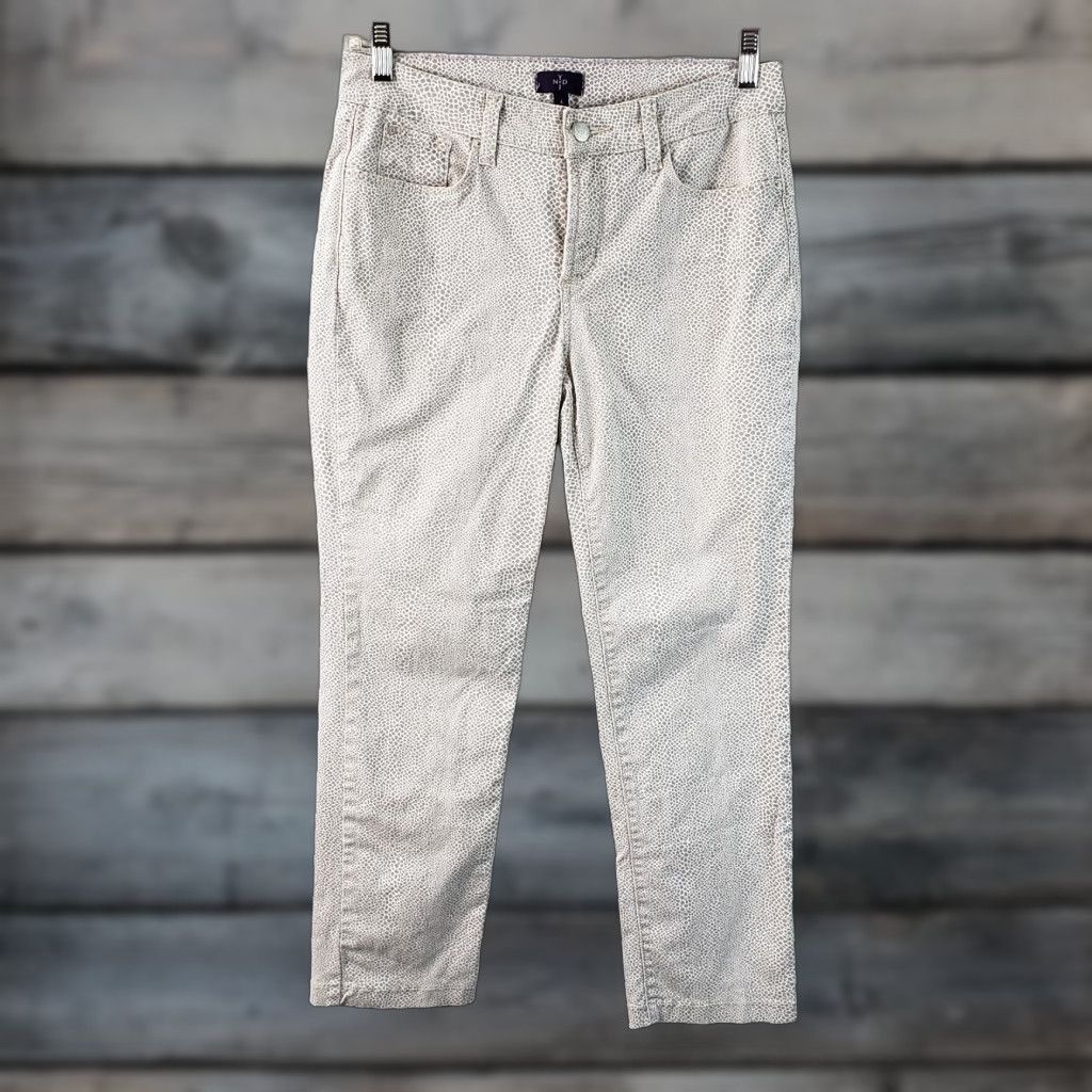 NYDJ NYDJ Womens Jeans Slim Leg Ankle Size 4 Gray Mid Rise Cotton Blend Denim Size 27" / US 4 / IT 40 - 1 Thumbnail