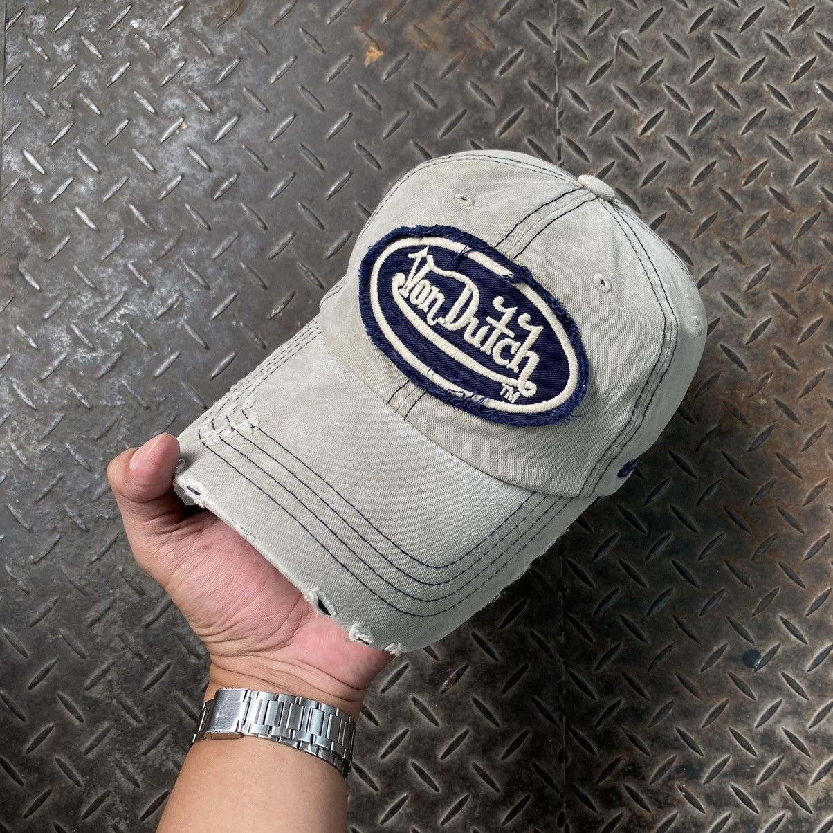 Japanese Brand Vintage Von Dutch Greywashed Distressed Y2K Size ONE SIZE - 2 Thumbnail