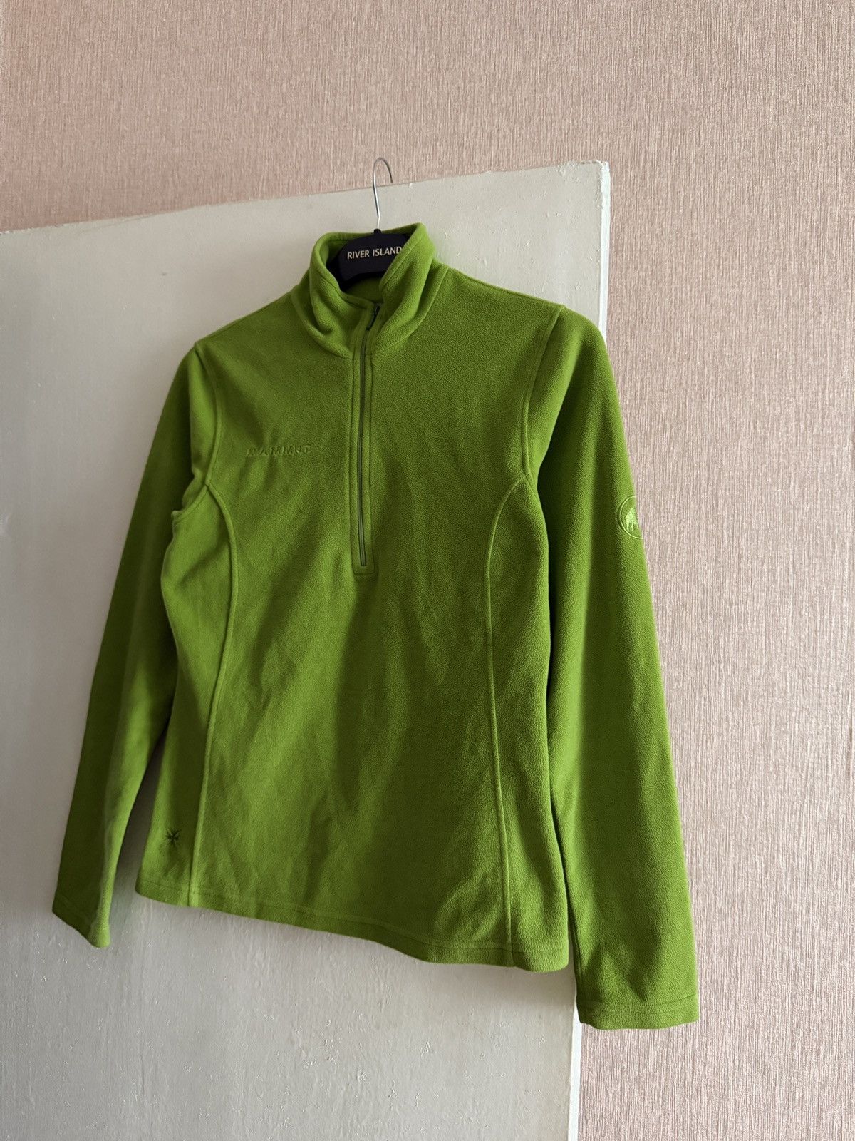 Mammut Vintage Mammut Green Fleece Pullover 1/2 Zip Jacket Women’s Size M / US 6-8 / IT 42-44 - 3 Thumbnail