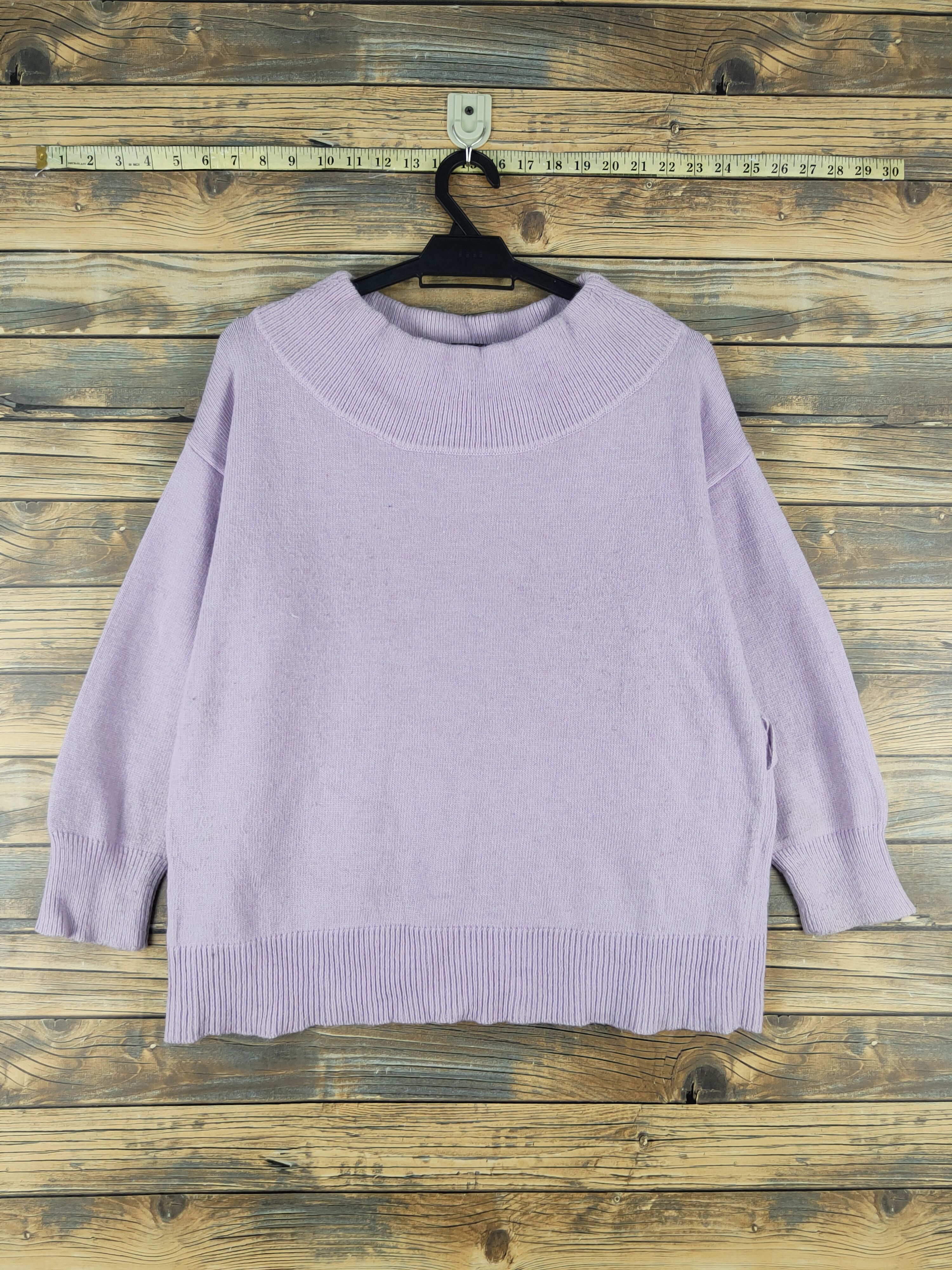Homespun Knitwear The Virgnia Purple Knitwear Sweatshirts #W1181 Size M / US 6-8 / IT 42-44 - 1 Thumbnail