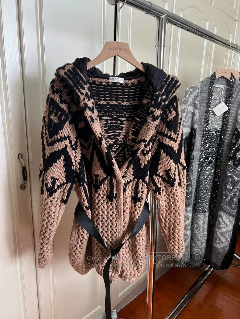Brunello Cucinelli Brunello Cucinelli Cashmere Sequin Sweater Jacket Size S / US 4 / IT 40 - 1 Thumbnail