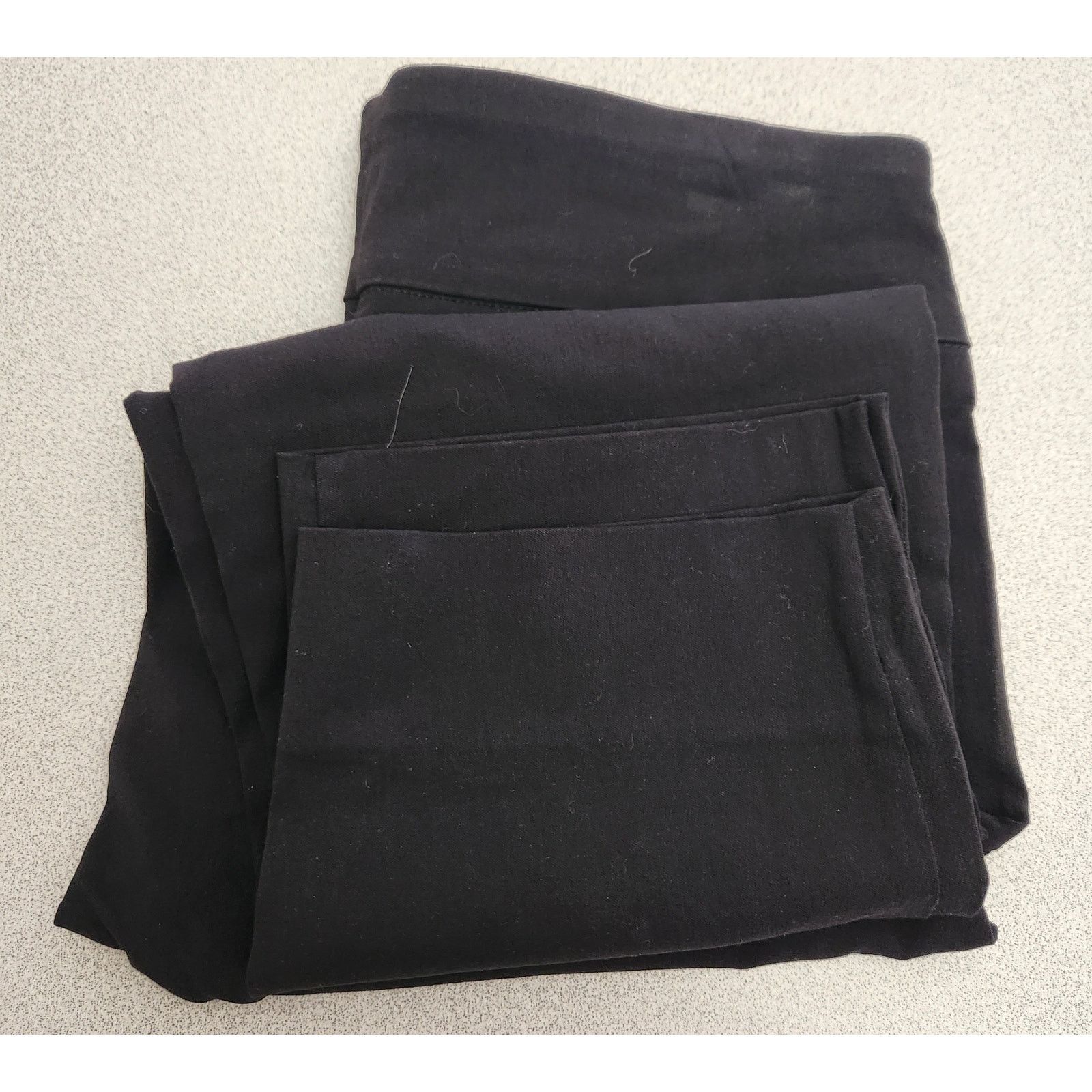 Other Larry Levine Black Flat Front Pull On Cropped Pants Medium Size 30" / US 8 / IT 44 - 6 Thumbnail