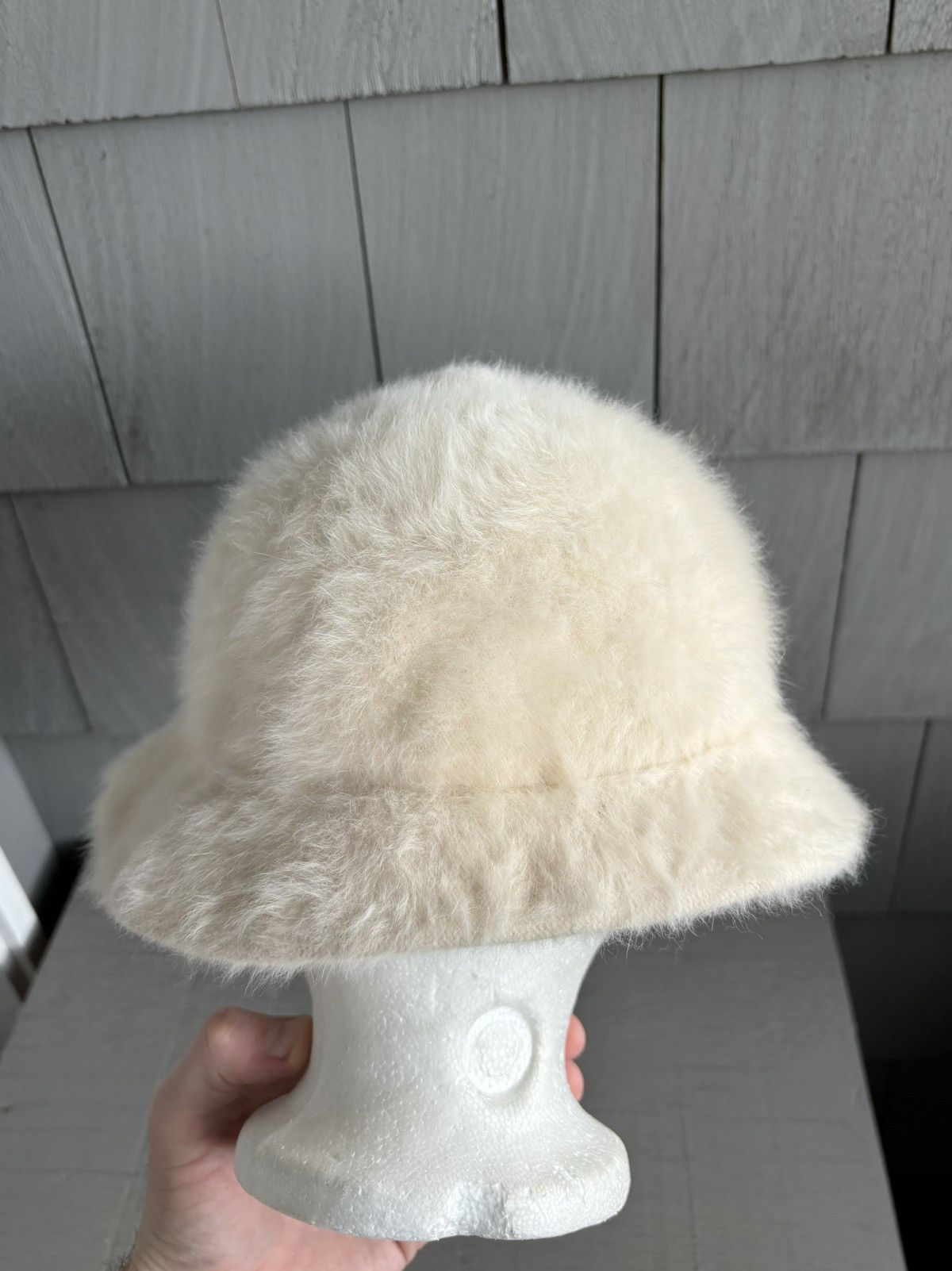 Kangol × Vintage 1990s Vintage Kangol Bucket Hat Medium Furgora Grouser UK Size ONE SIZE - 8 Thumbnail