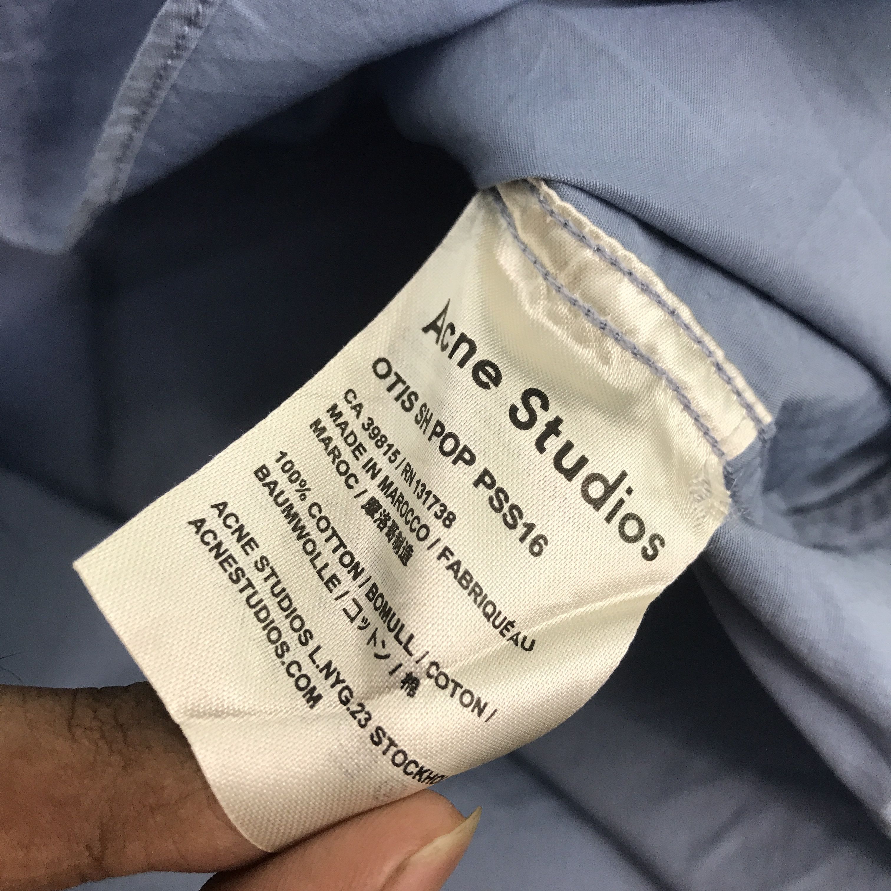 Acne Studios Vintage Acne Studios button Up Shirts slim fit design Size US M / EU 48-50 / 2 - 8 Thumbnail