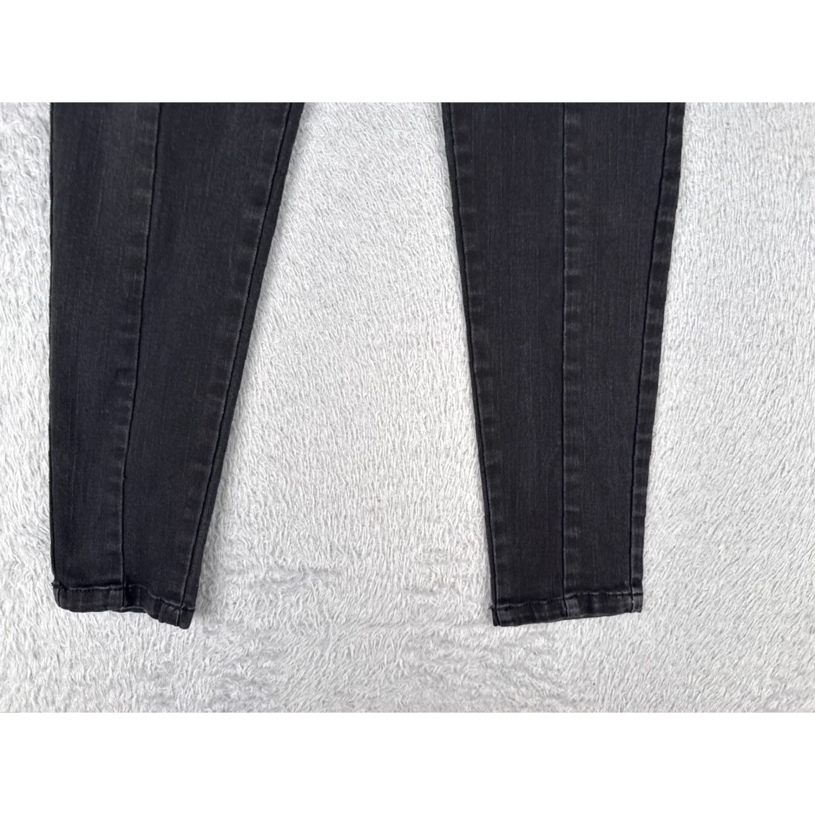 Vintage Dollhouse Womens Jeans Slim Fit Black Skinny Cargo 26x25 Size 26" / US 2 / IT 38 - 2 Thumbnail