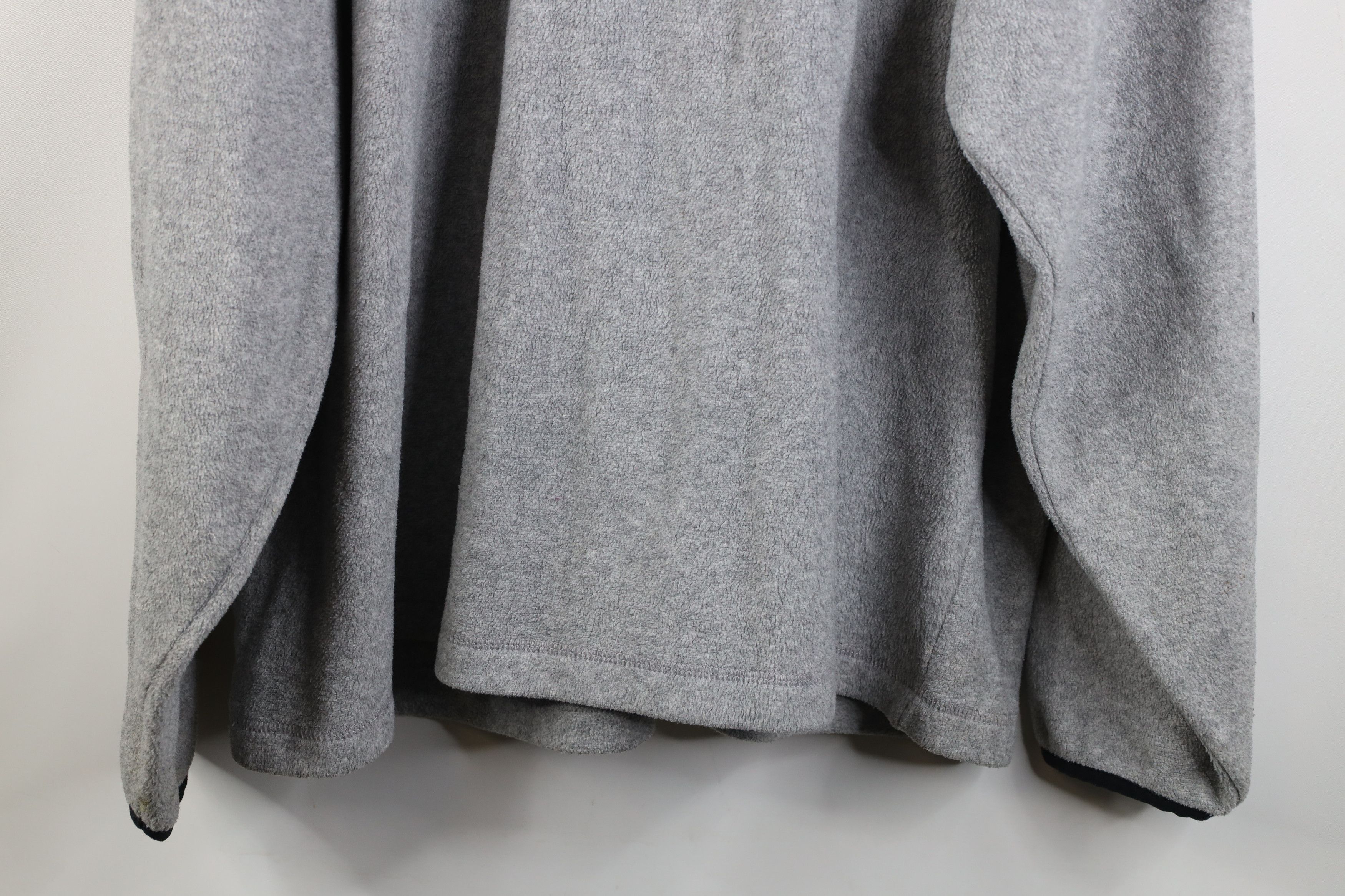 Adidas Vintage 90s Adidas Baggy 1/4 Half Zip Fleece Sweater Gray Size US L / EU 52-54 / 3 - 15 Thumbnail